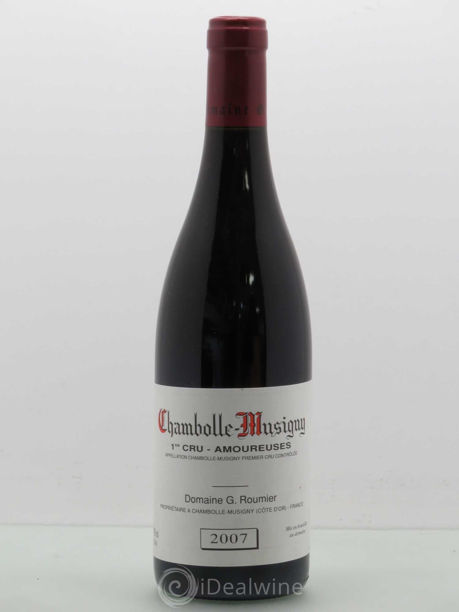Chambolle-Musigny 1er Cru Les Amoureuses Georges Roumier (Domaine) 2007 - Lot de 1 bouteille - 0