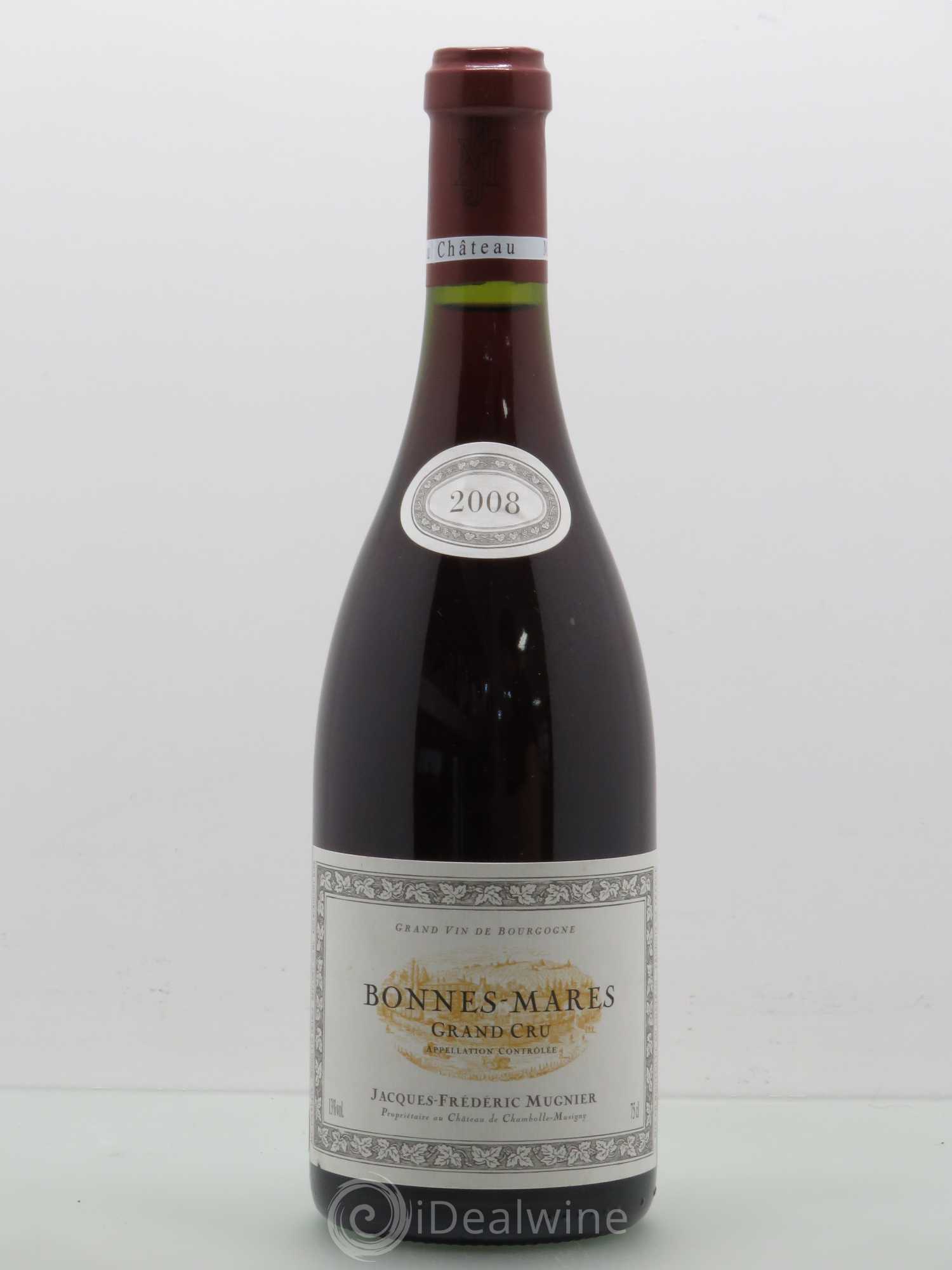 Bonnes-Mares Grand Cru Jacques-Frédéric Mugnier 2008 - Lot de 1 bouteille - 0