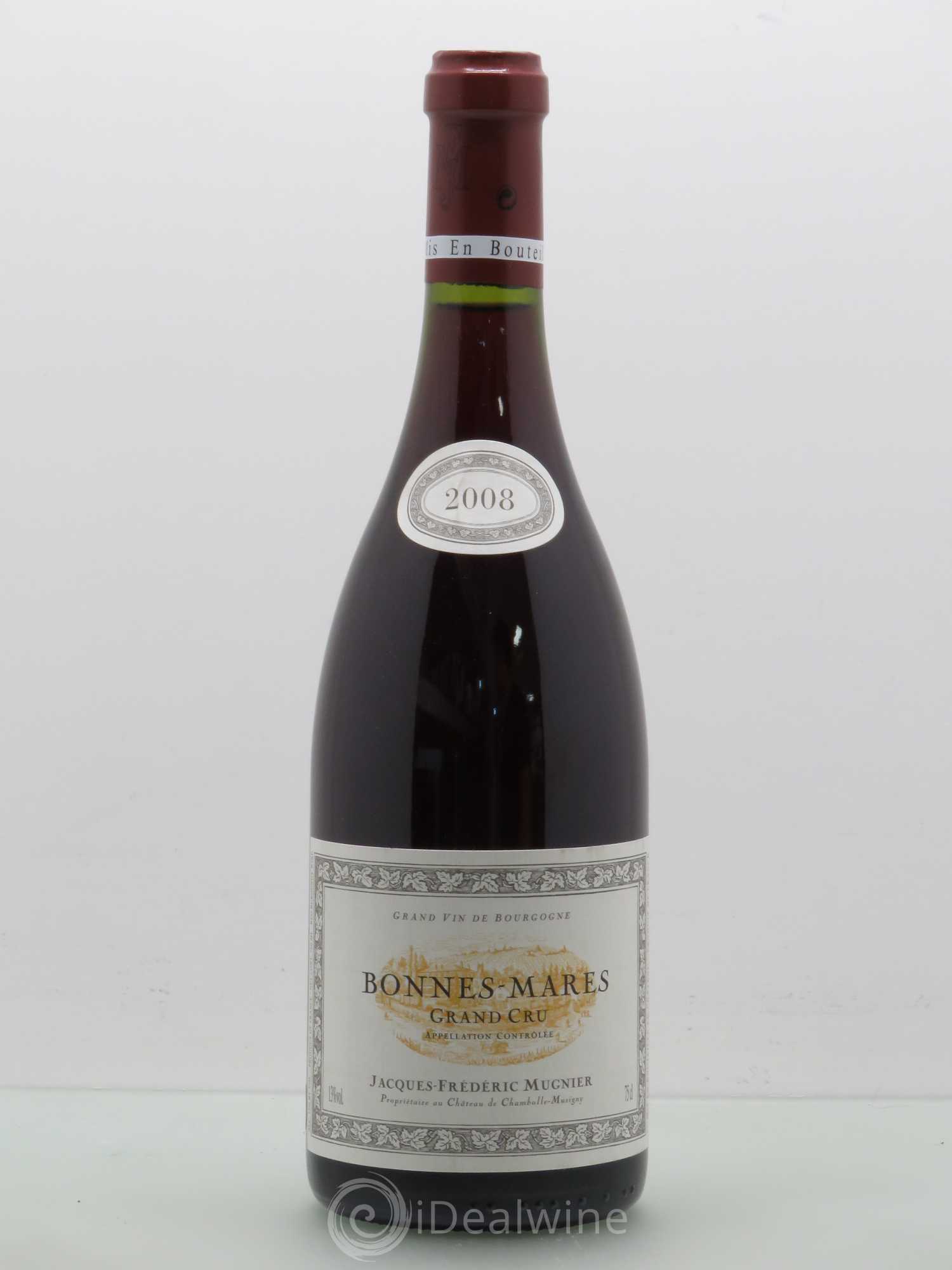 Bonnes-Mares Grand Cru Jacques-Frédéric Mugnier 2008 - Lot de 1 bouteille - 0