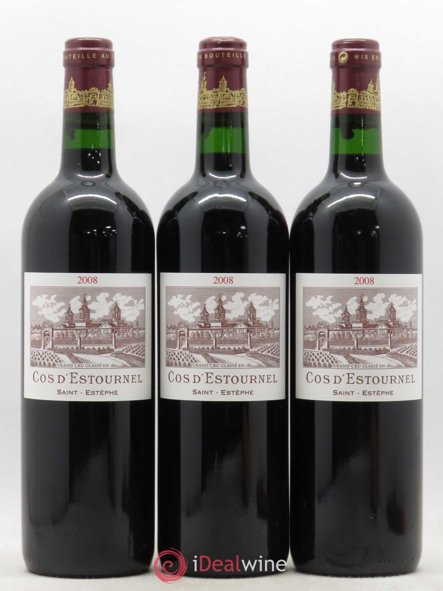 Cos d'Estournel 2ème Grand Cru Classé 2008 - Lot de 6 bouteilles - 1