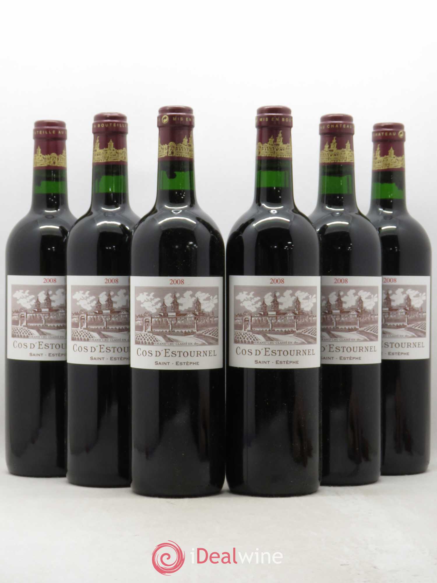 Cos d'Estournel 2ème Grand Cru Classé 2008 - Lot de 6 bouteilles - 0