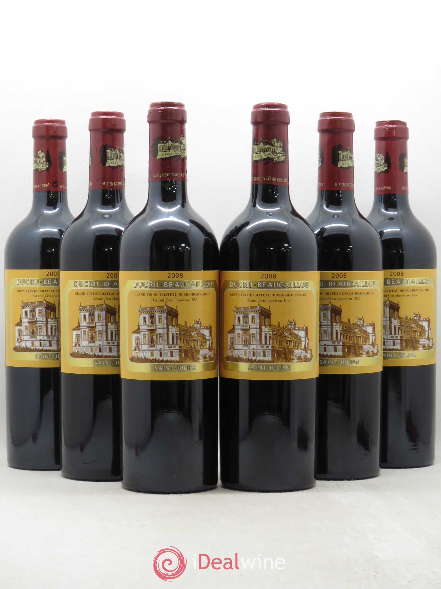 Château Ducru Beaucaillou 2ème Grand Cru Classé 2008 - Lot de 6 bouteilles - 0