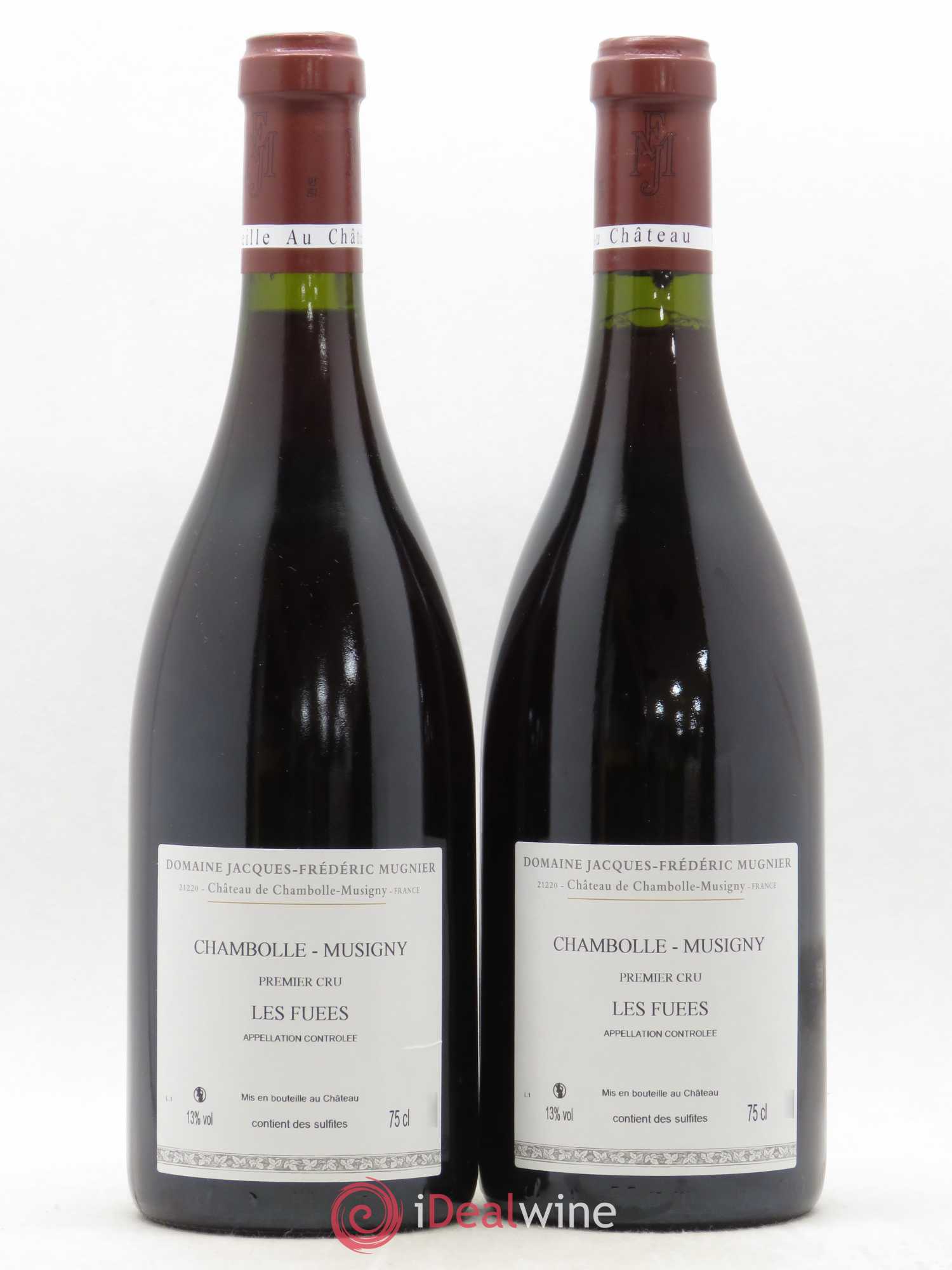 Chambolle-Musigny 1er Cru Les Fuées Jacques-Frédéric Mugnier 2010 - Lot de 2 bouteilles - 1