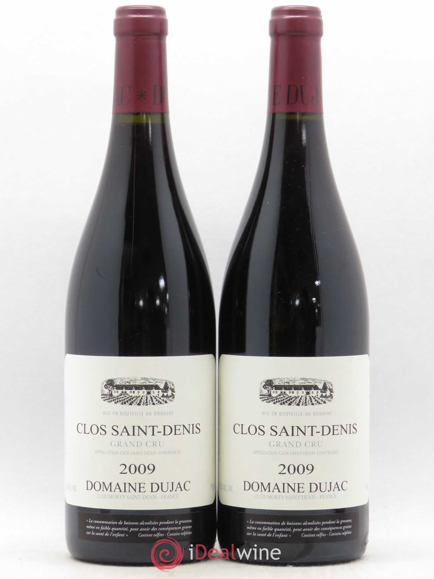 Clos Saint-Denis Grand Cru Dujac (Domaine) 2009 - Lot de 2 bouteilles - 0