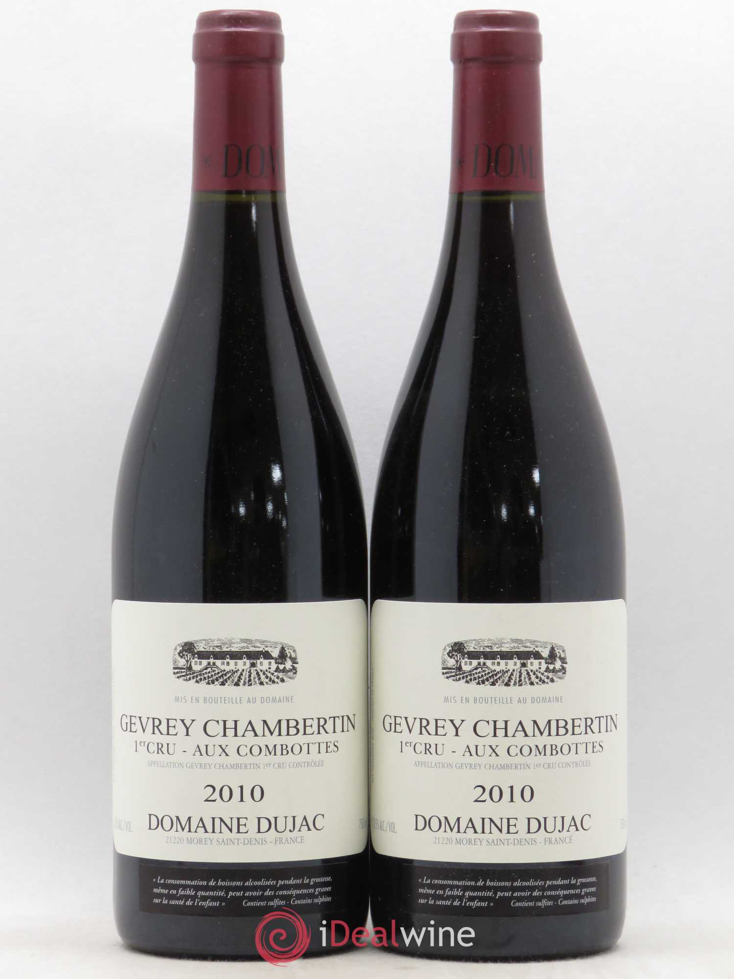 Gevrey-Chambertin 1er Cru Aux Combottes Dujac (Domaine) 2010 - Lot de 2 bouteilles - 0