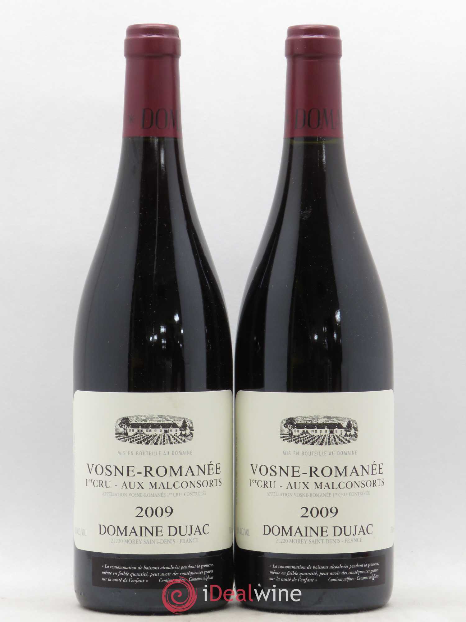 Vosne-Romanée 1er Cru Aux Malconsorts Dujac (Domaine) 2009 - Lot de 2 bouteilles - 0