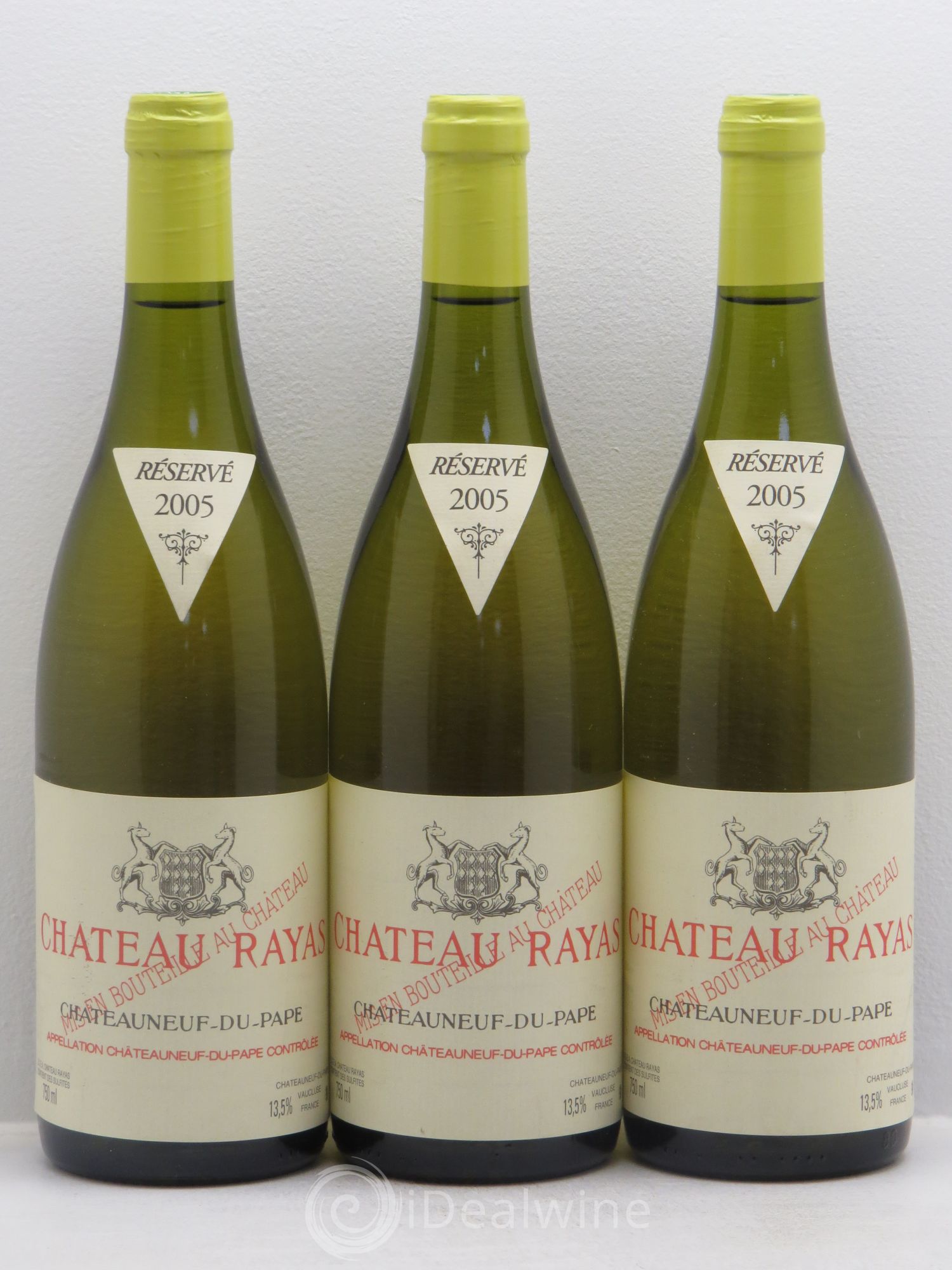 Châteauneuf-du-Pape Château Rayas Emmanuel Reynaud 2005 - Lot de 3 bouteilles - 0