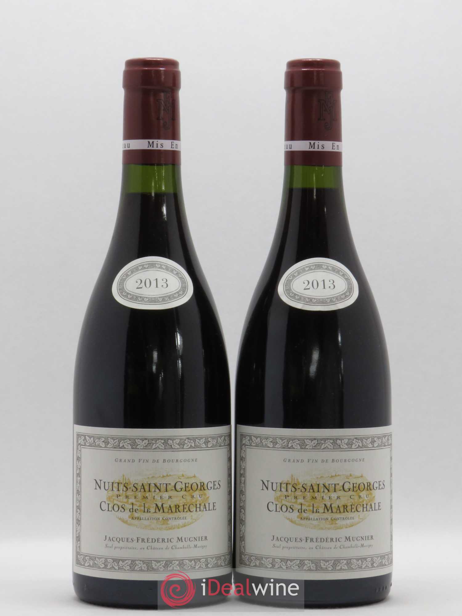Nuits-Saint-Georges 1er Cru Clos de La Maréchale Jacques-Frédéric Mugnier 2013 - Lot de 2 bouteilles - 0