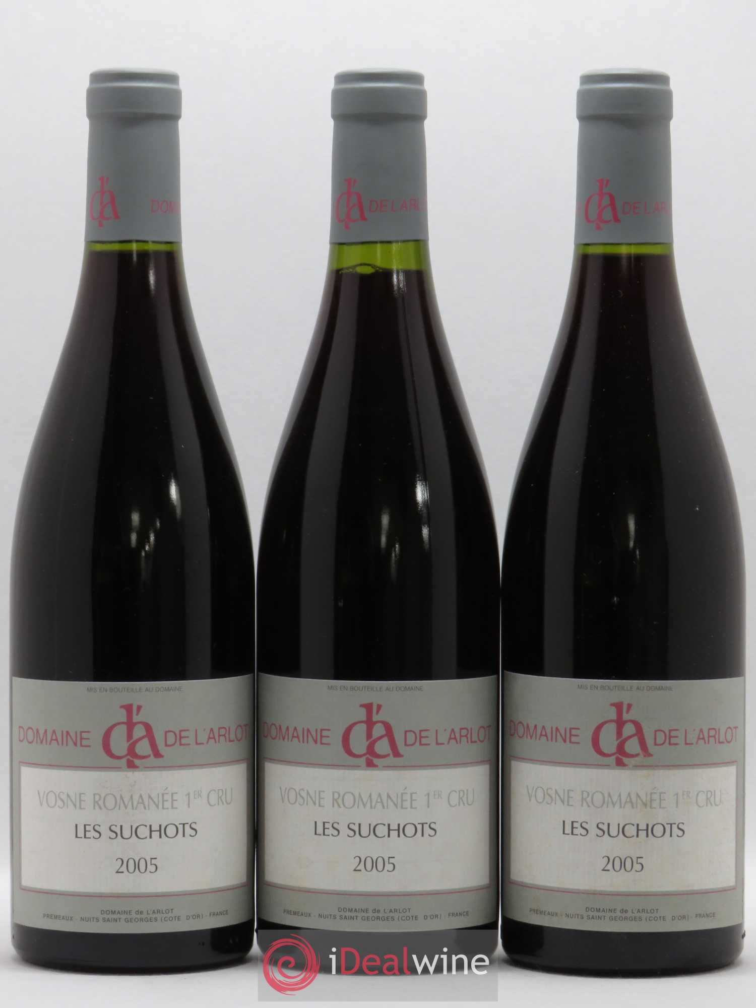 Vosne-Romanée 1er Cru Les Suchots Domaine de l'Arlot 2005 - Lot de 3 bouteilles - 0
