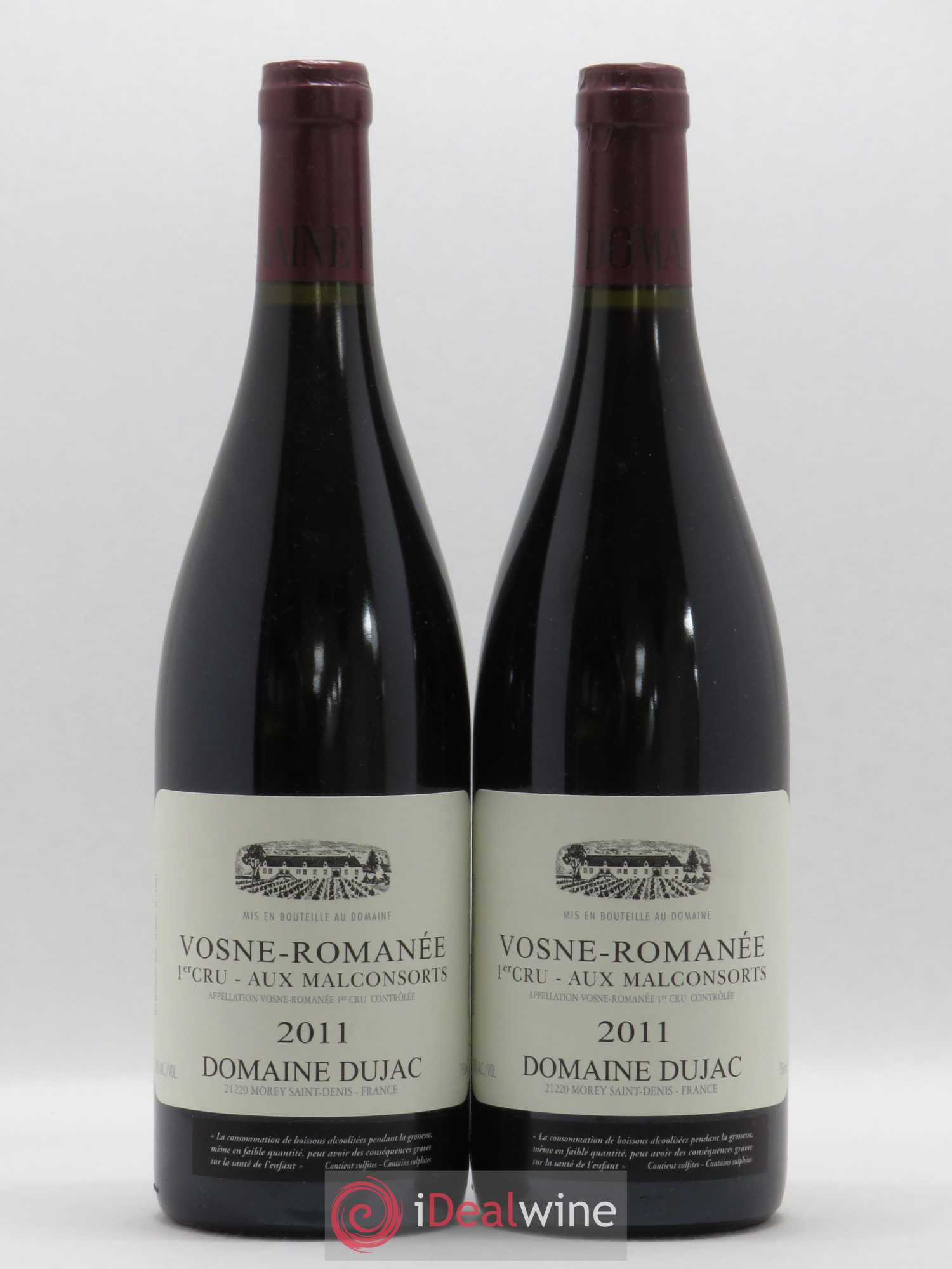 Vosne-Romanée 1er Cru Aux Malconsorts Dujac (Domaine) 2011 - Lot de 2 bouteilles - 0