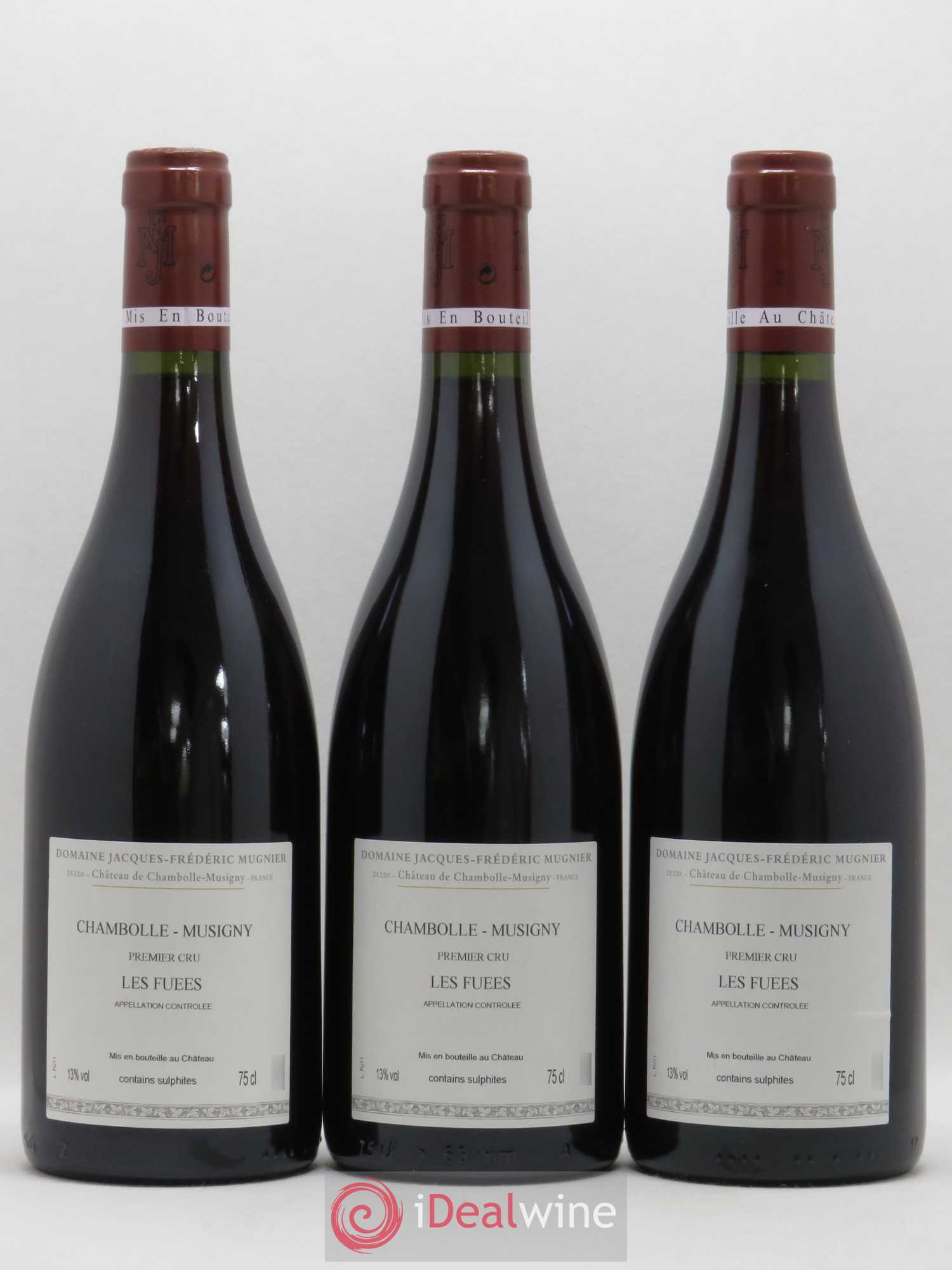 Chambolle-Musigny 1er Cru Les Fuées Jacques-Frédéric Mugnier 2011 - Lot de 3 bouteilles - 1
