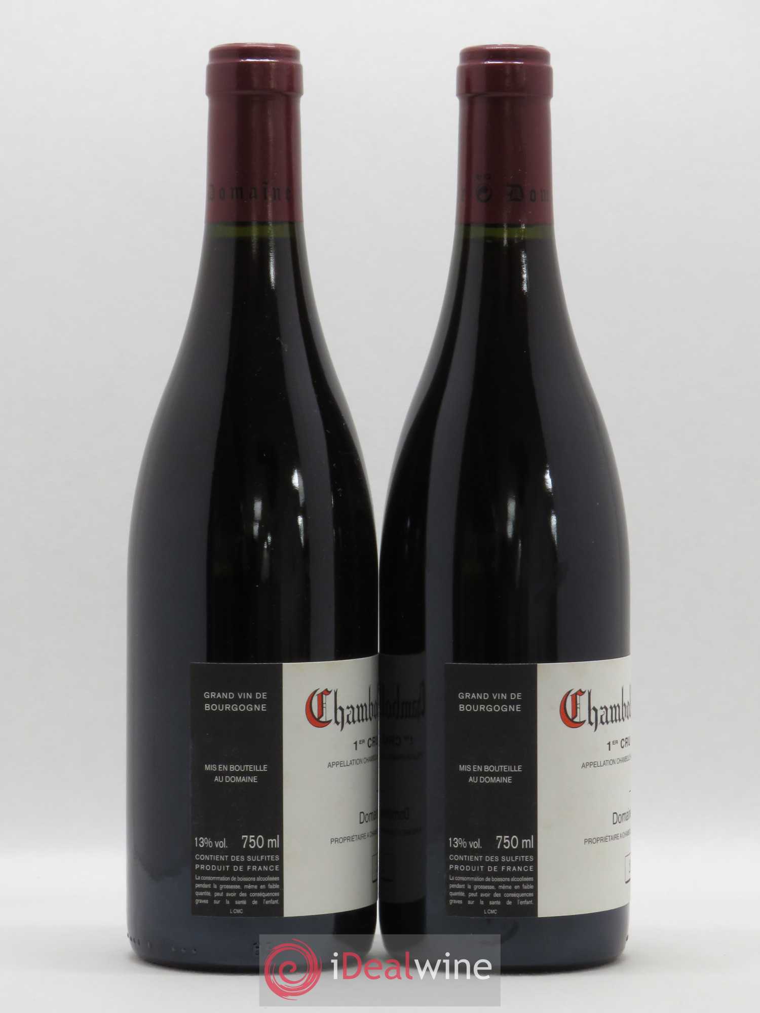 Chambolle-Musigny 1er Cru Les Cras Georges Roumier (Domaine) 2010 - Lot de 2 bouteilles - 1