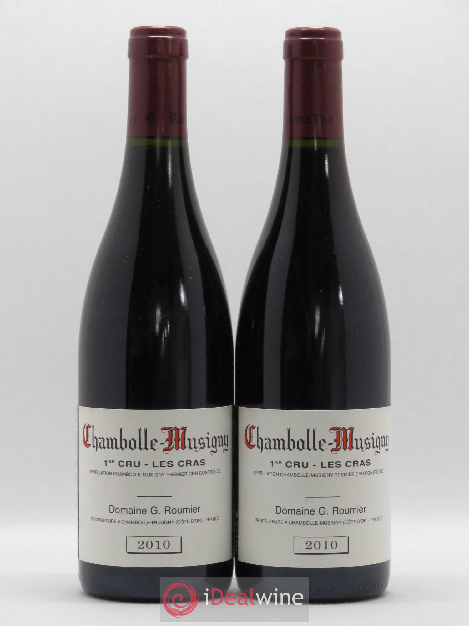 Chambolle-Musigny 1er Cru Les Cras Georges Roumier (Domaine) 2010 - Lot de 2 bouteilles - 0