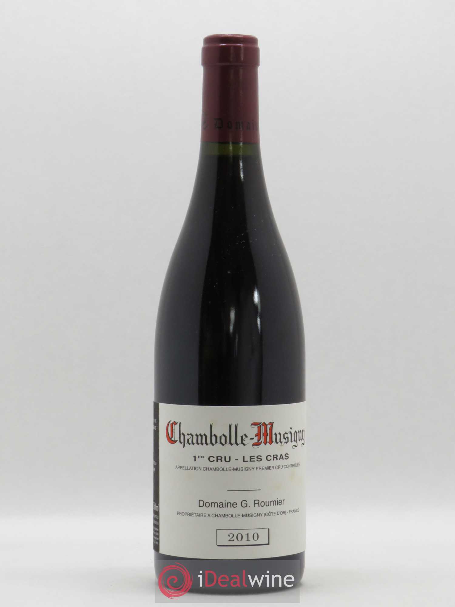 Chambolle-Musigny 1er Cru Les Cras Georges Roumier (Domaine) 2010 - Lot de 1 bouteille - 0