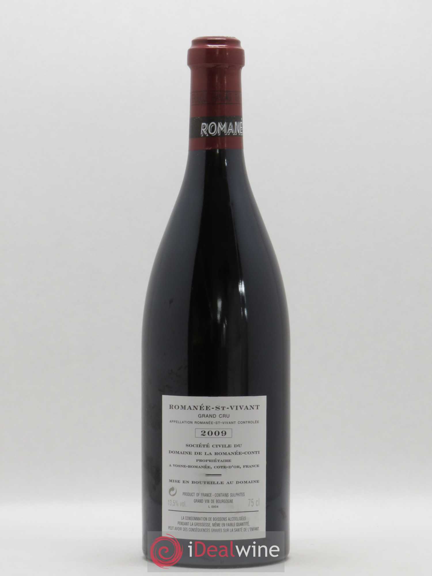 Romanée-Saint-Vivant Grand Cru Domaine de la Romanée-Conti 2009 - Lot de 1 bouteille - 1
