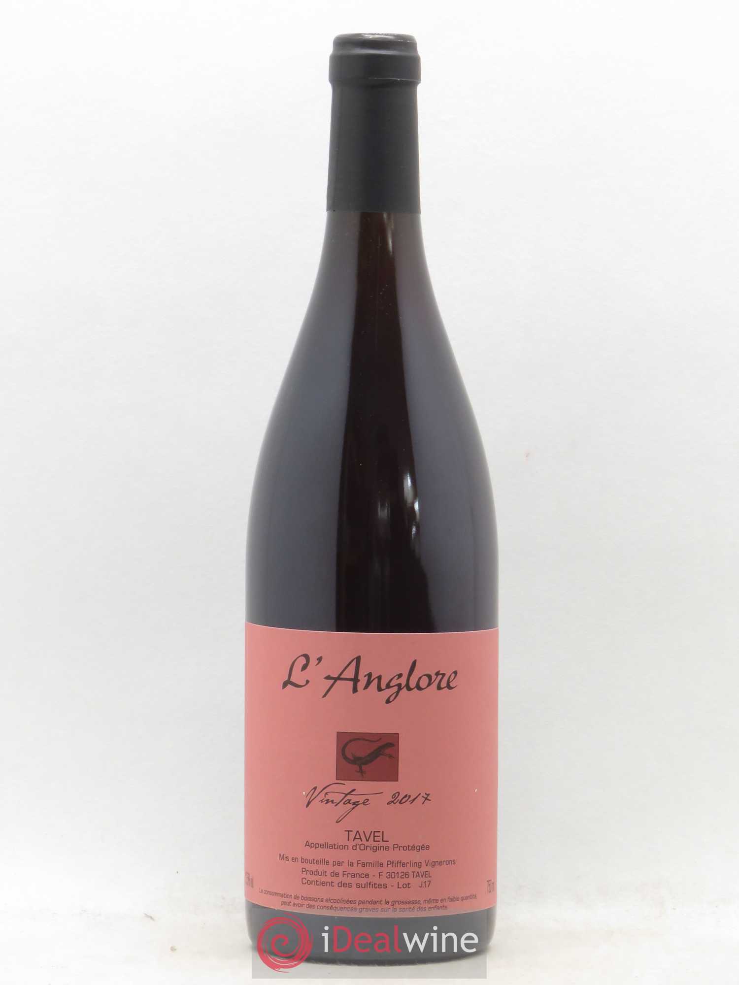 Tavel Vintage L'Anglore 2017 - Lot de 1 bouteille - 0