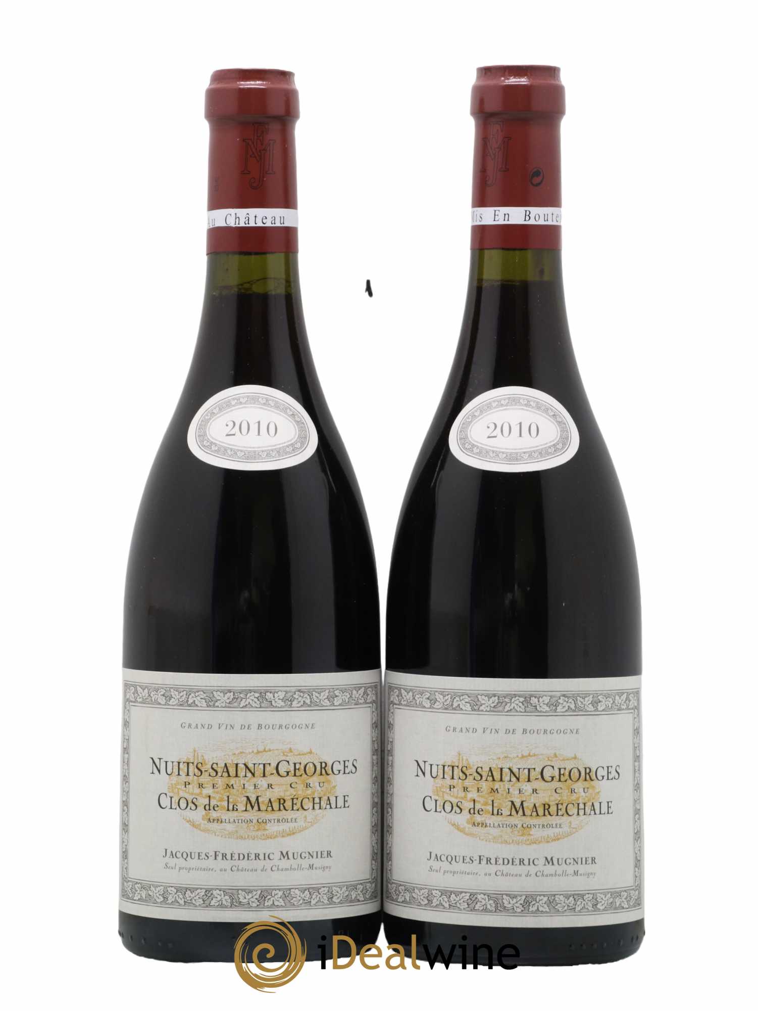 Nuits-Saint-Georges 1er Cru Clos de La Maréchale Jacques-Frédéric Mugnier 2010 - Lot de 2 bouteilles - 0