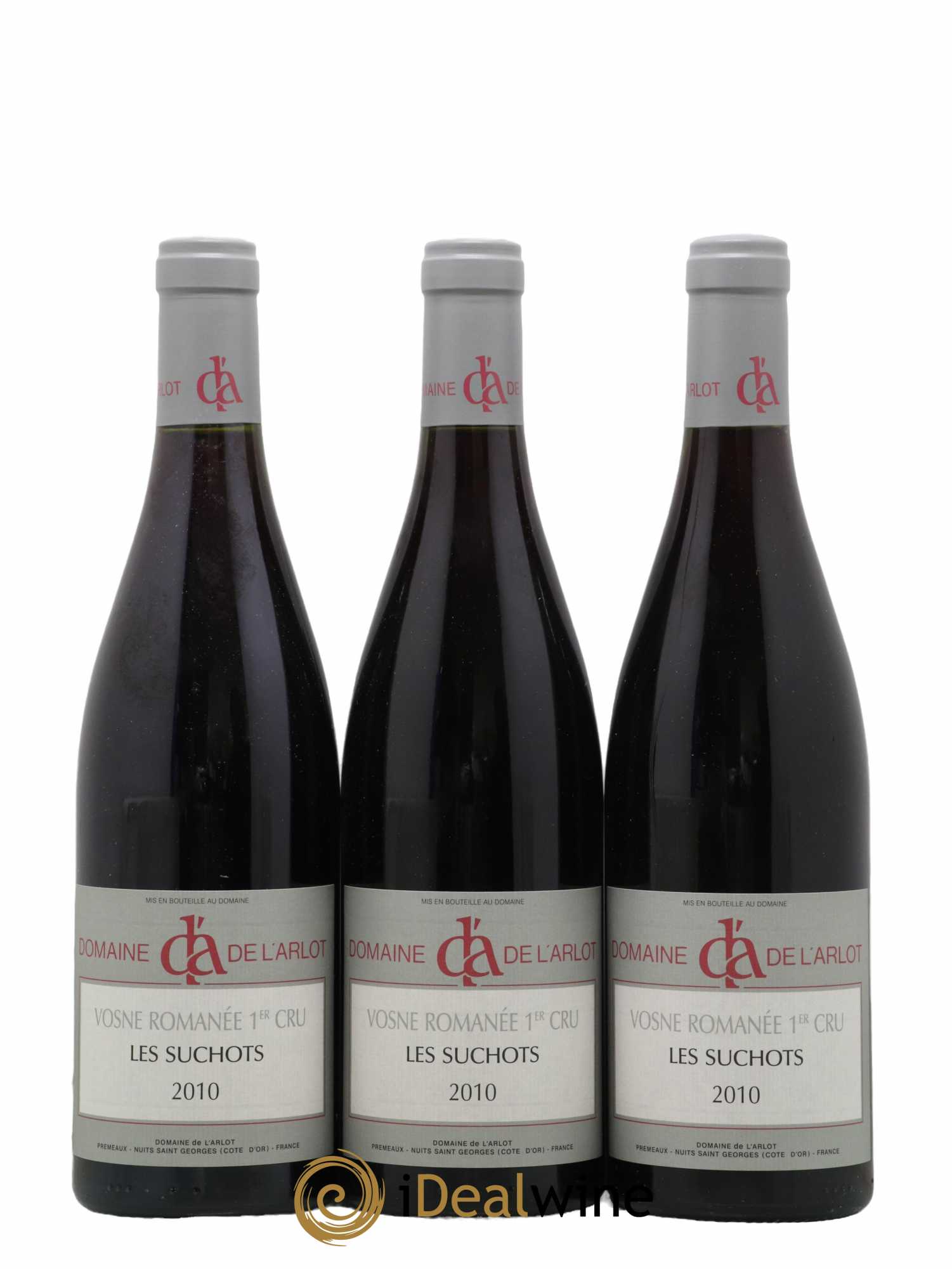 Vosne-Romanée 1er Cru Les Suchots Domaine de l'Arlot 2010 - Lot de 3 bouteilles - 0