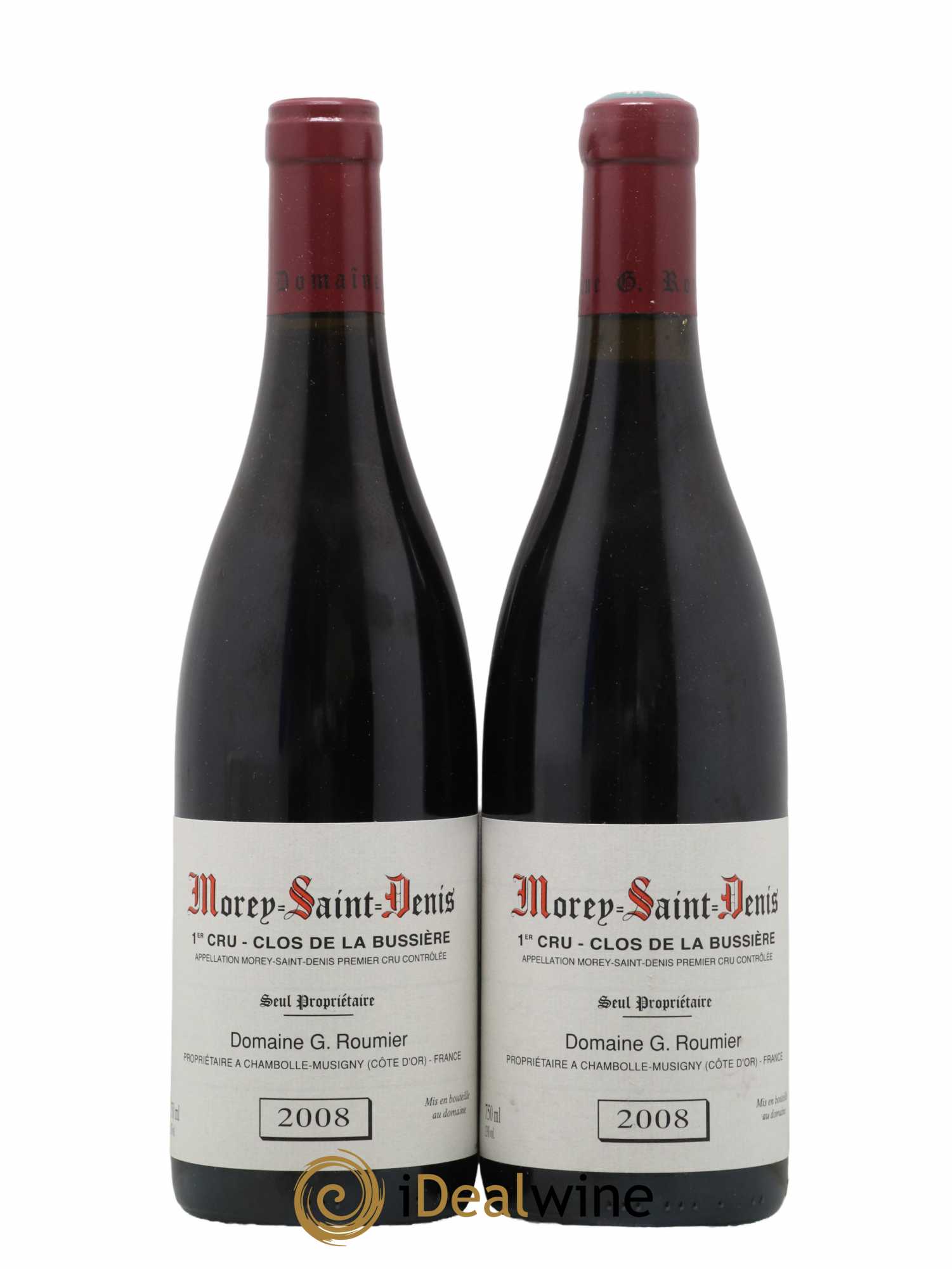 Morey-Saint-Denis 1er Cru Clos de la Bussière Georges Roumier (Domaine) 2008 - Lot de 2 bouteilles - 0