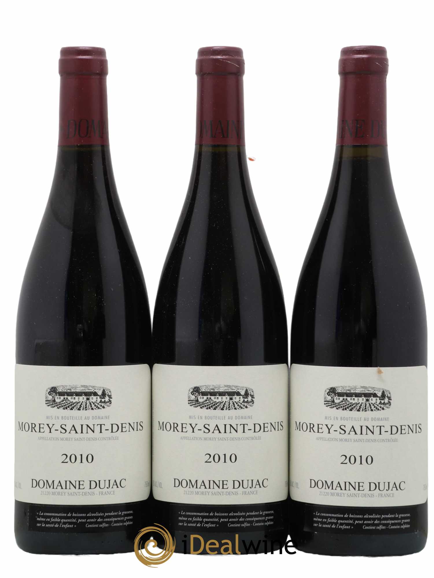 Morey-Saint-Denis Dujac (Domaine) 2010 - Lot de 3 bouteilles - 0