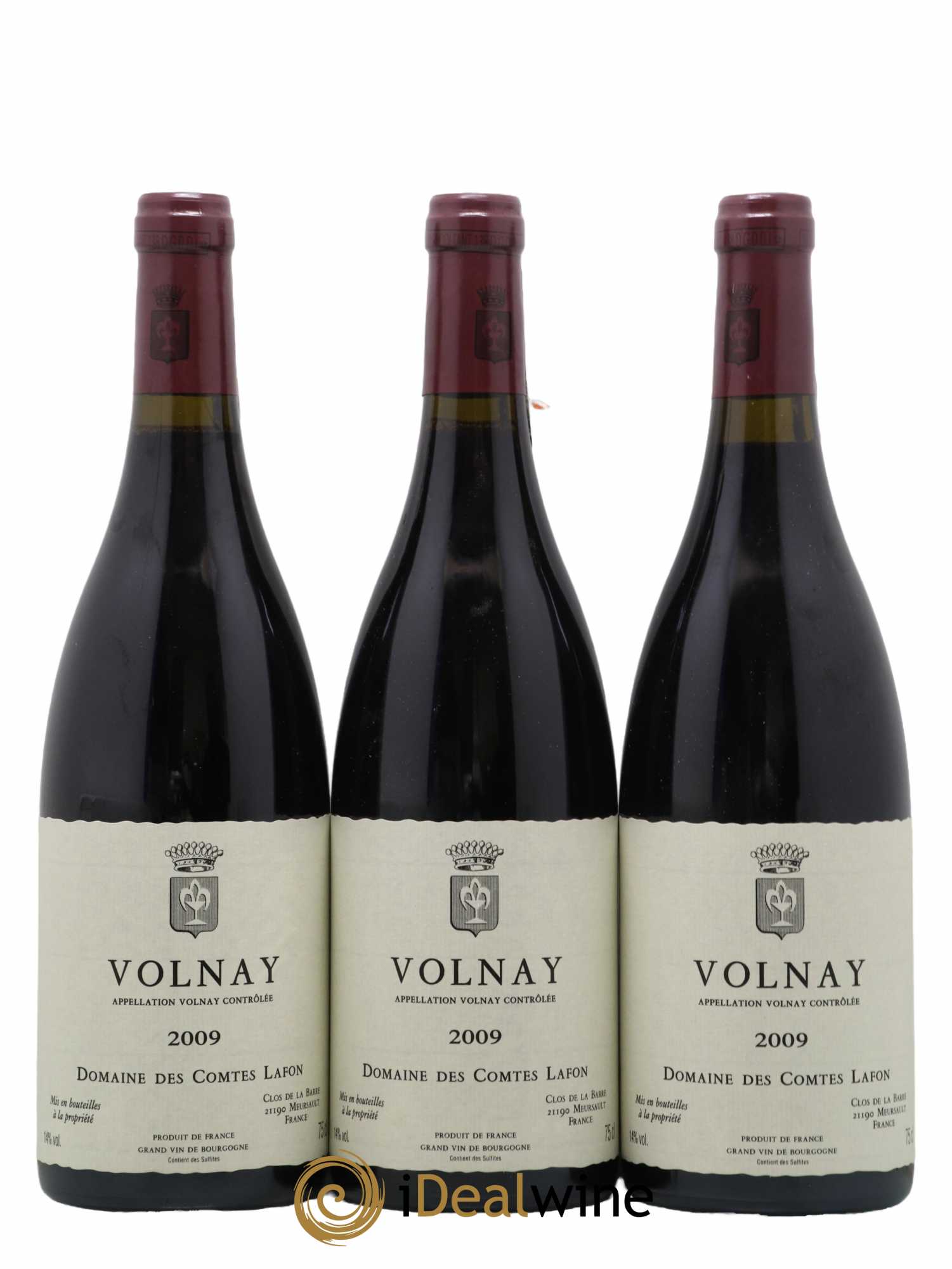 Volnay Comtes Lafon (Domaine des) 2009 - Lot de 3 bouteilles - 0