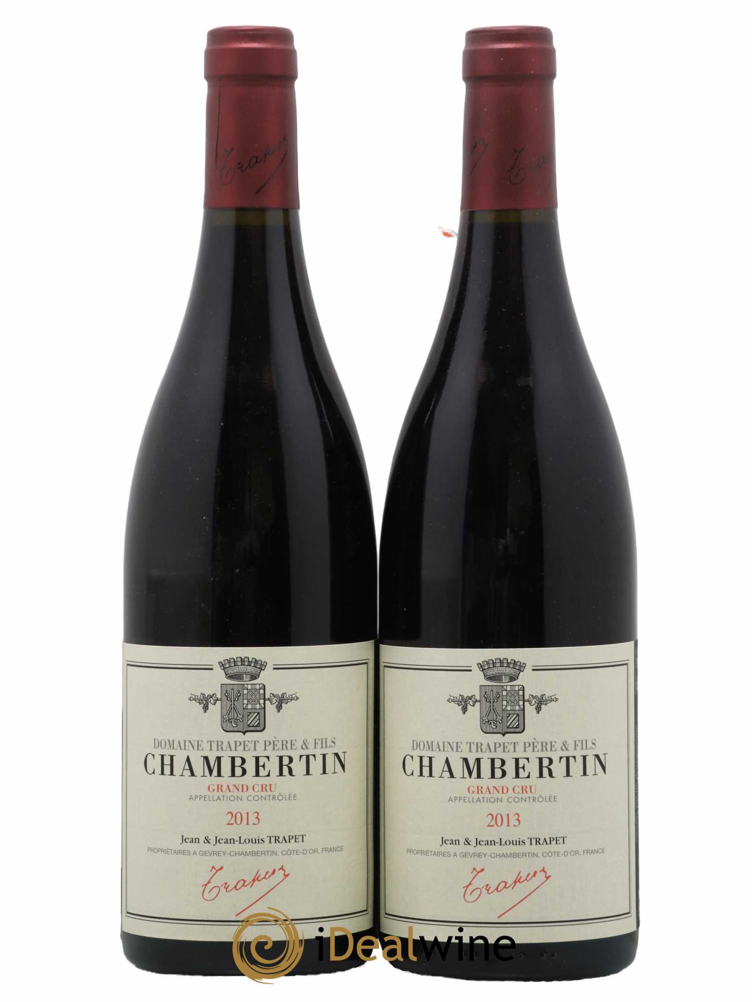 Chambertin Grand Cru Domaine Trapet 2013 - Lot de 2 bouteilles - 0