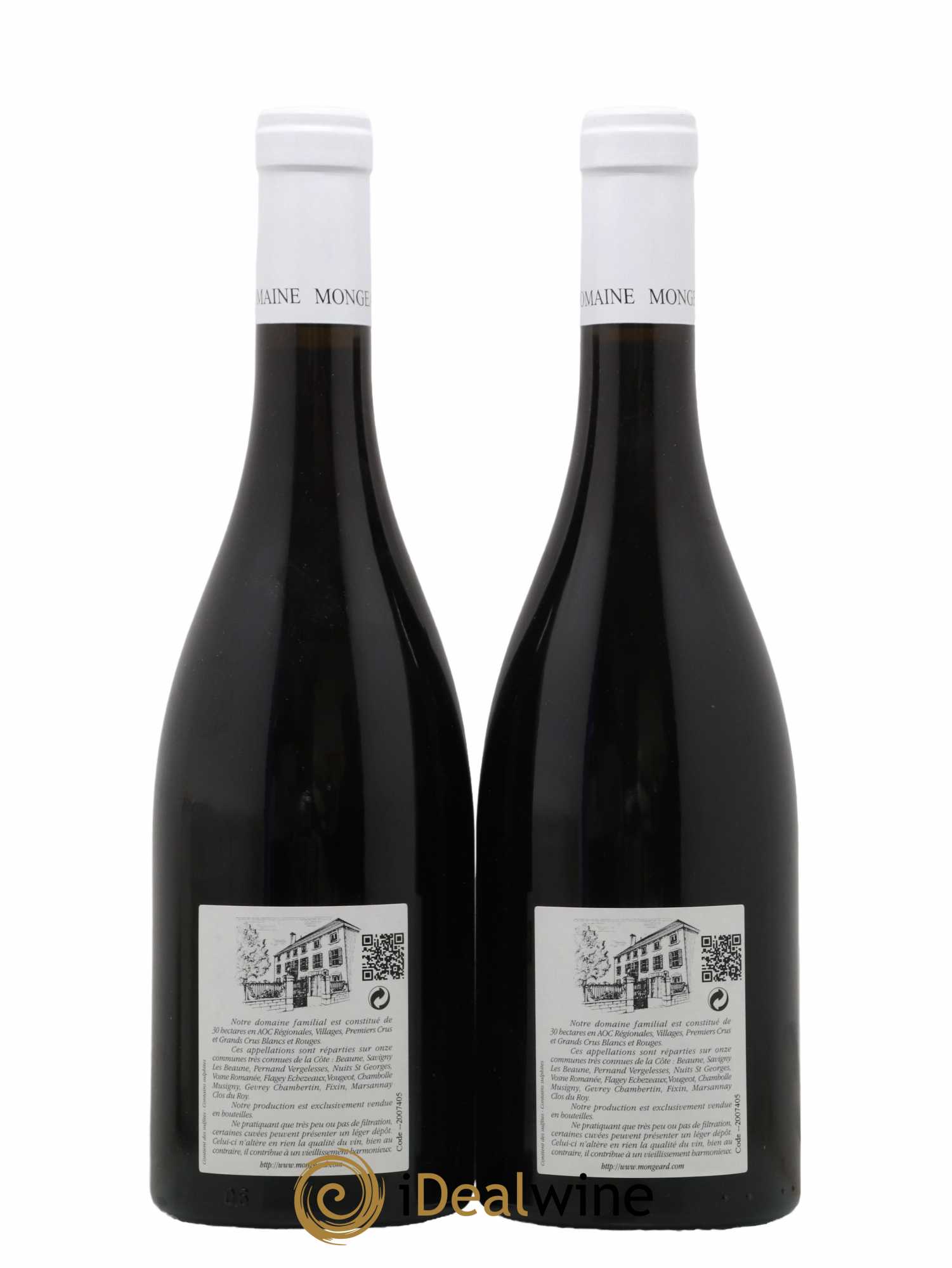 Vosne-Romanée 1er Cru En Orveaux Mongeard-Mugneret (Domaine) 2010 - Lot de 2 bouteilles - 1