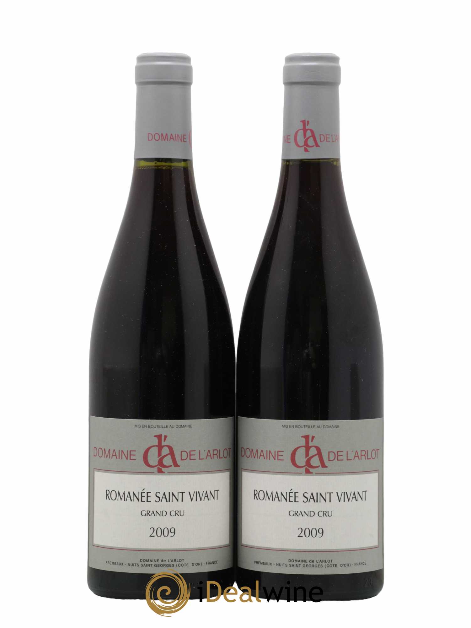 Romanée-Saint-Vivant Grand Cru Domaine de l'Arlot 2009 - Lot de 2 bouteilles - 0