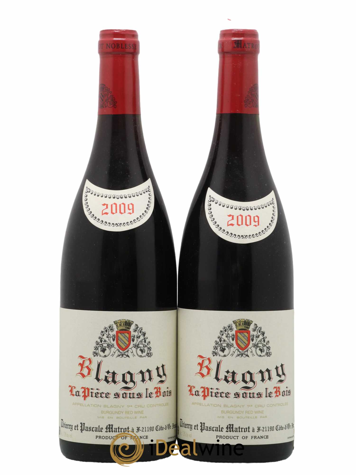 Blagny 1er Cru La Pièce sous le Bois Matrot (Domaine) 2009 - Lot de 2 bouteilles - 0