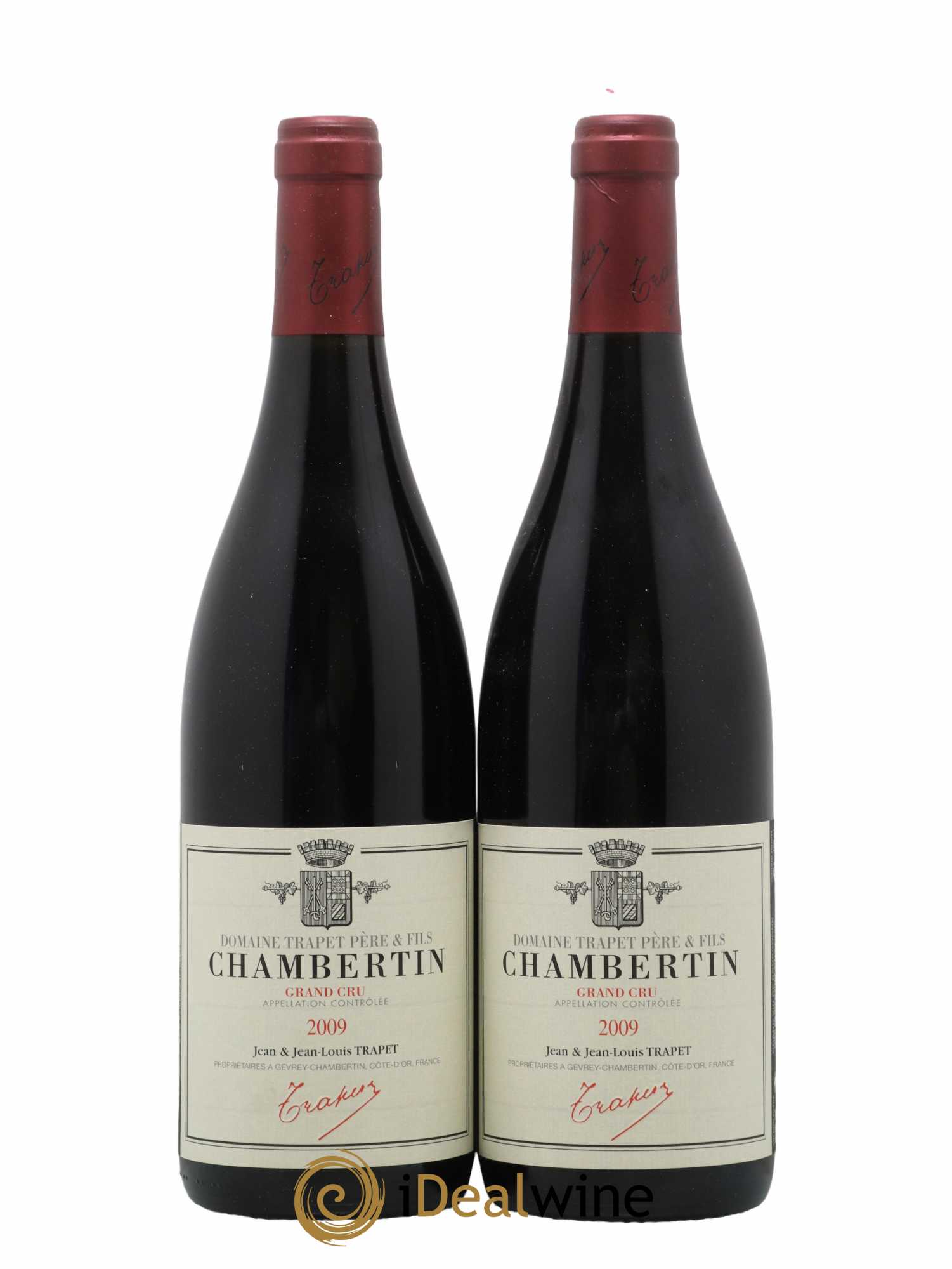 Chambertin Grand Cru Domaine Trapet 2009 - Lot de 2 bouteilles - 0