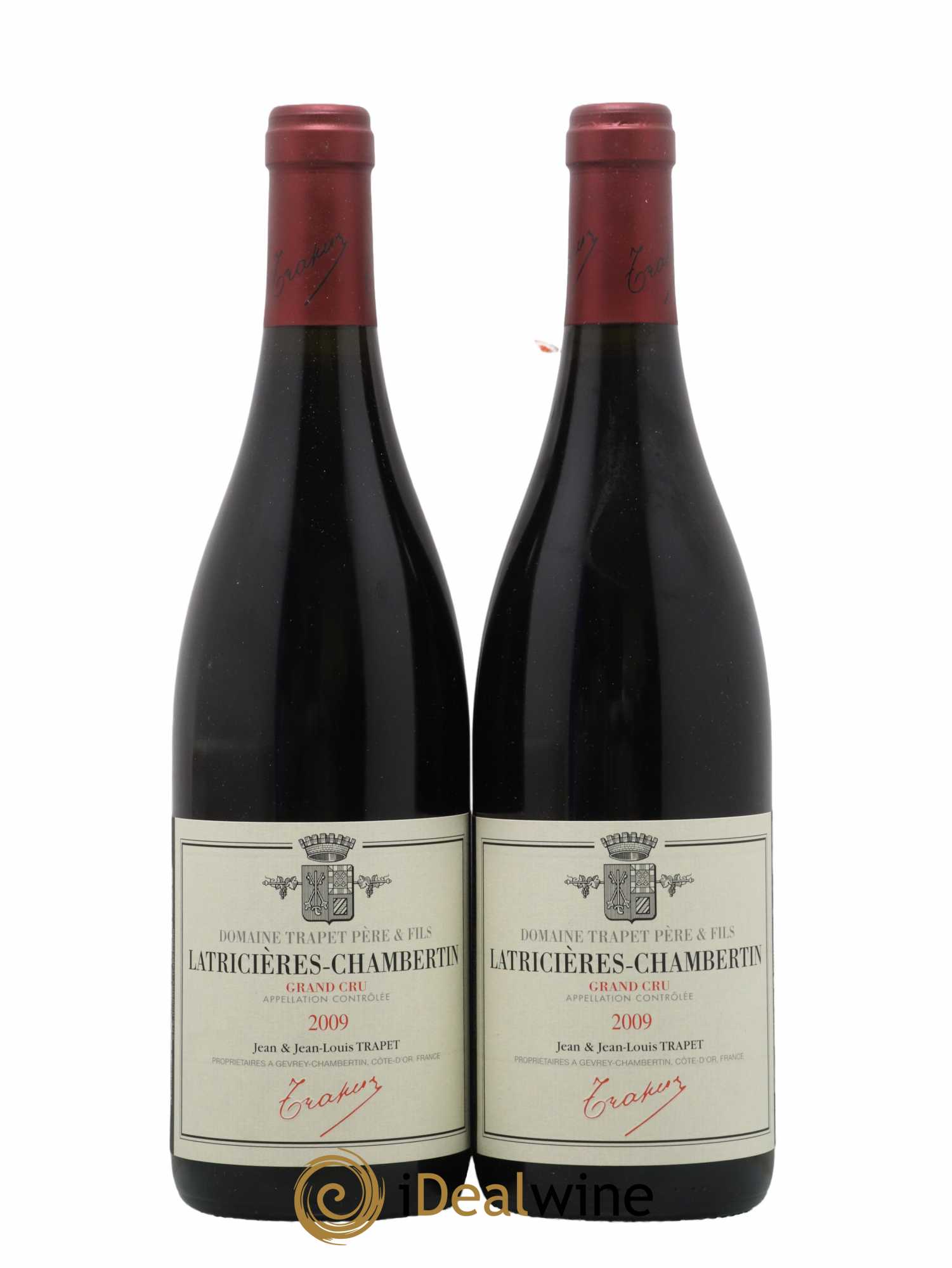Latricières-Chambertin Grand Cru Domaine Trapet 2009 - Lot de 2 bouteilles - 0