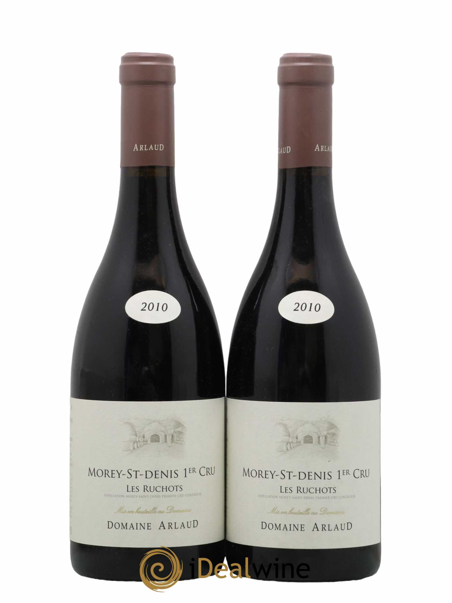 Morey-Saint-Denis 1er Cru Les Ruchots Arlaud 2010 - Lot de 2 bouteilles - 0