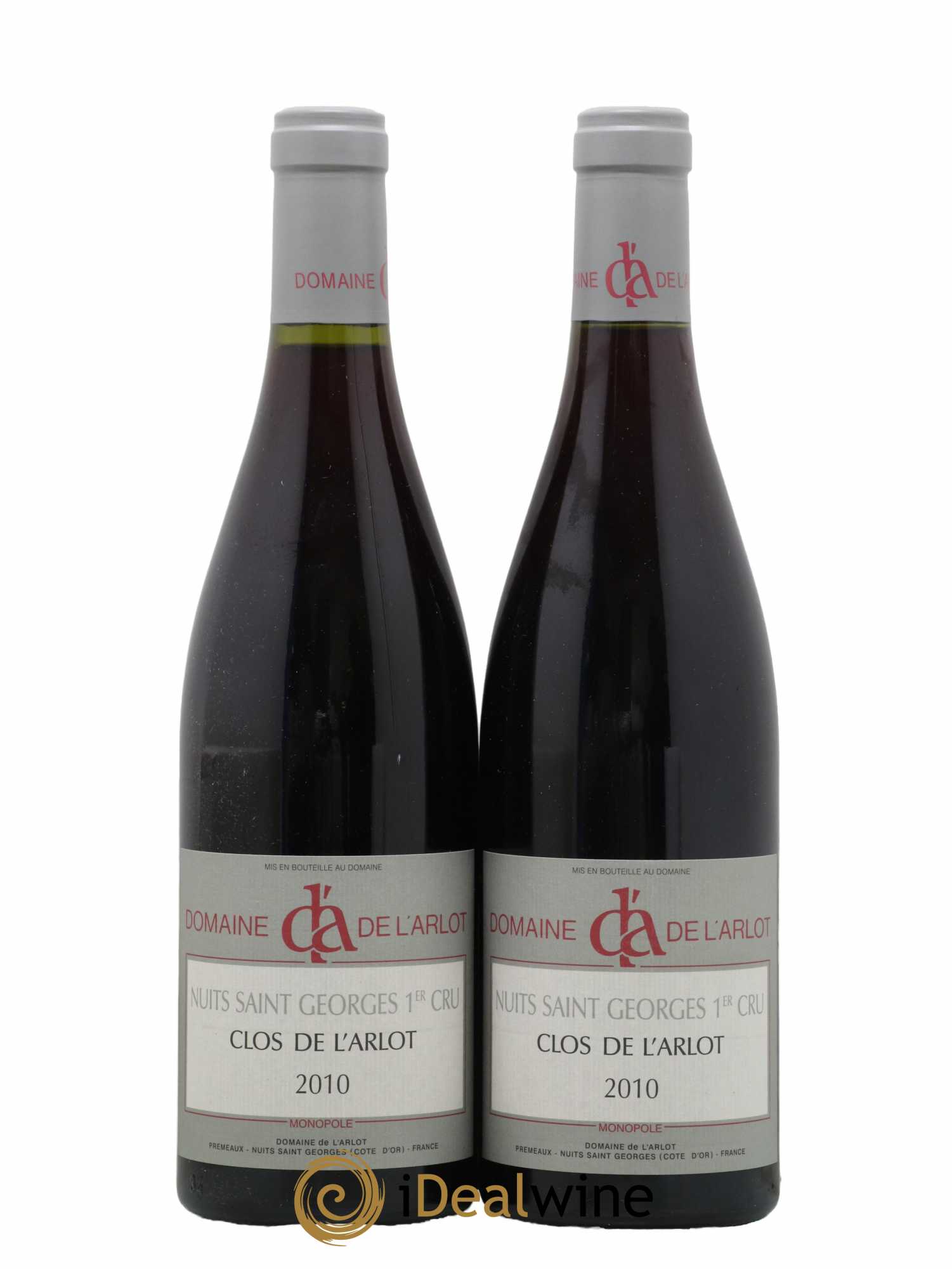 Nuits-Saint-Georges 1er Cru Clos de l'Arlot Domaine de l'Arlot 2010 - Lot de 2 bouteilles - 0
