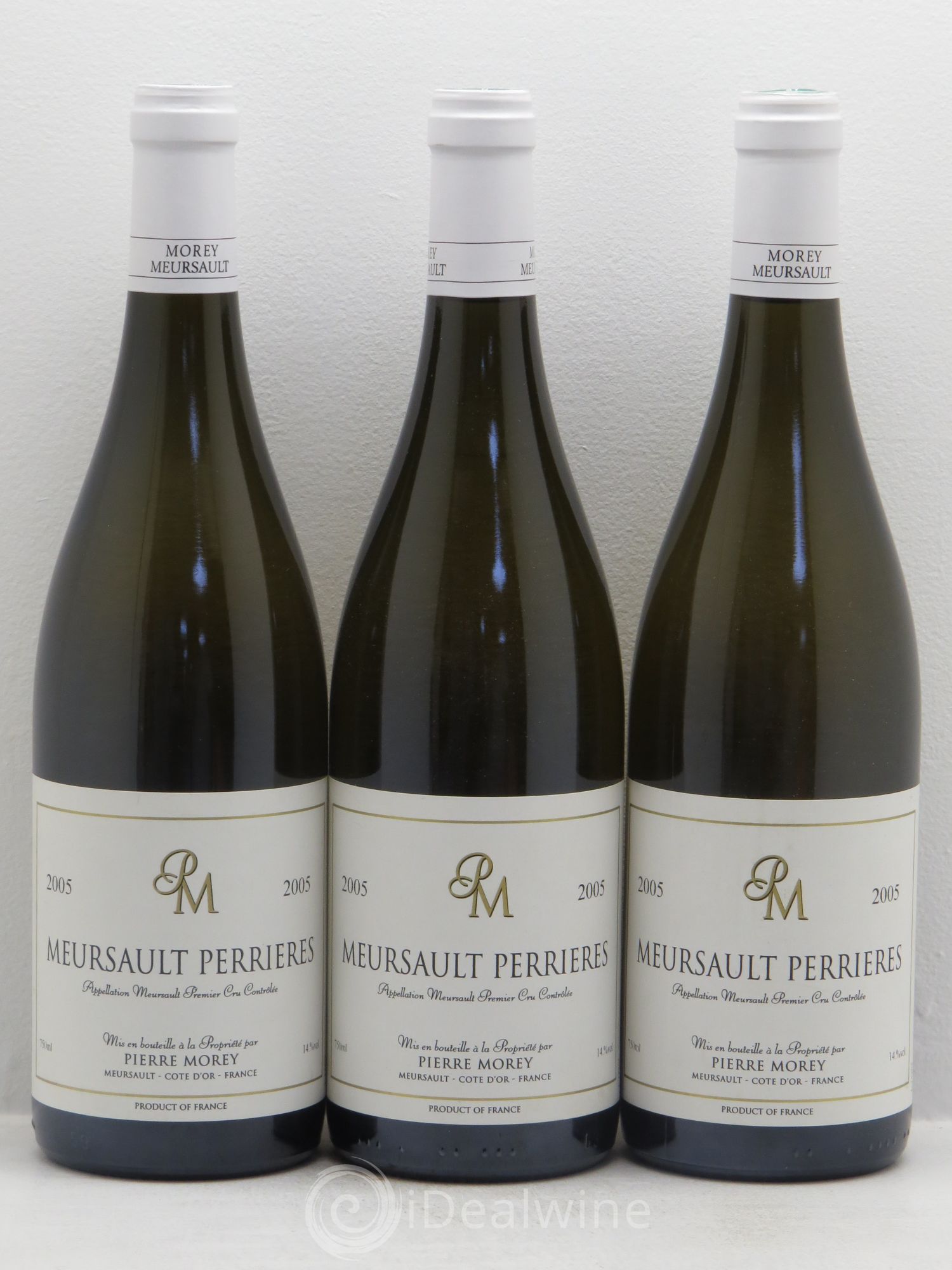 Meursault 1er Cru Perrières Pierre Morey (Domaine) 2005 - Lot de 3 bouteilles - 0