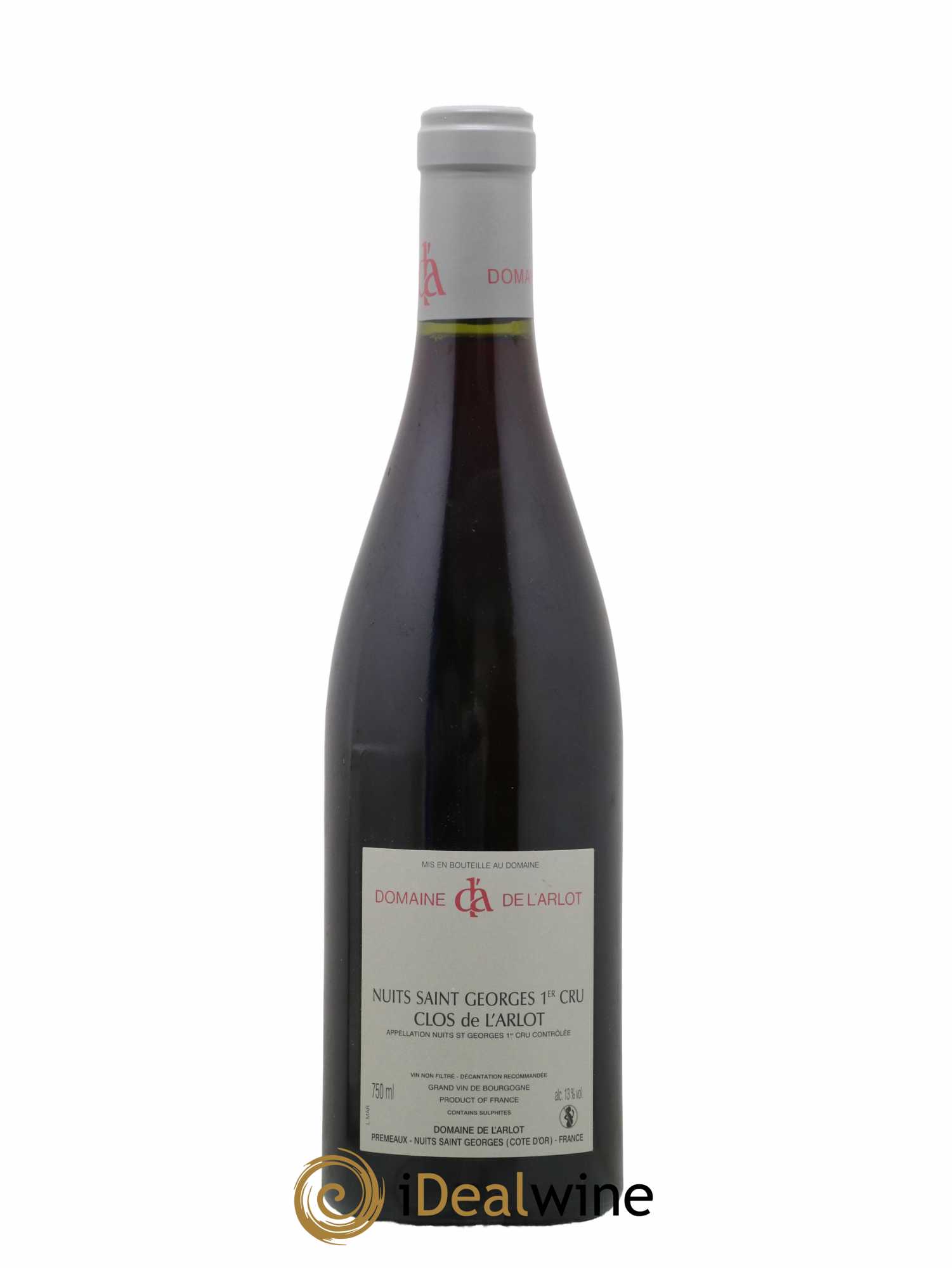 Nuits-Saint-Georges 1er Cru Clos de l'Arlot Domaine de l'Arlot 2010 - Lot de 1 bouteille - 1