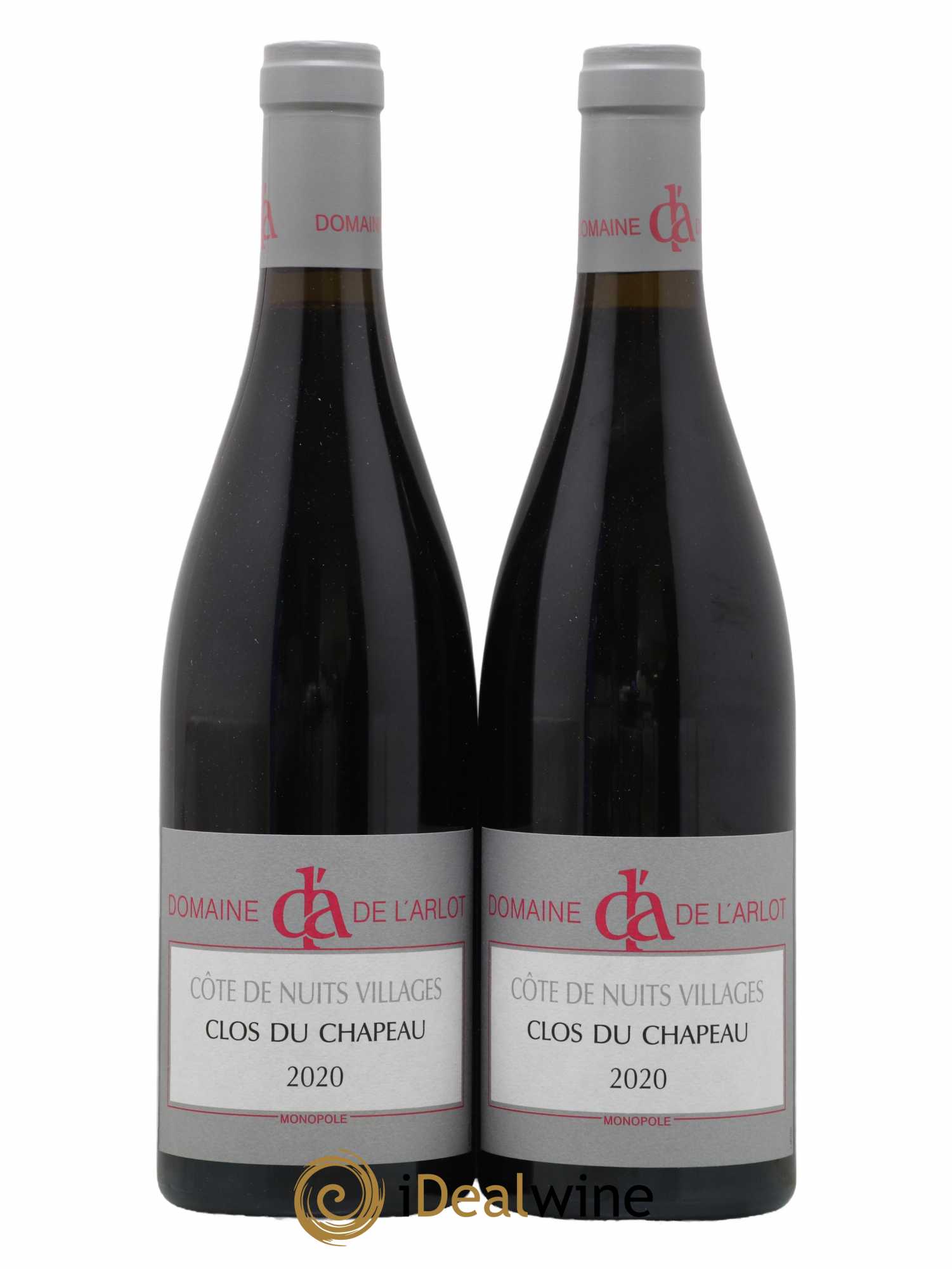 Côte de Nuits-Villages Clos du Chapeau Domaine de l'Arlot 2020 - Lot de 2 bouteilles - 0