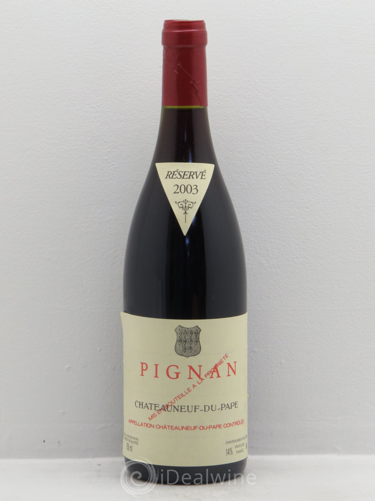 Châteauneuf-du-Pape Pignan Emmanuel Reynaud 2003 - Lot de 1 bouteille - 0