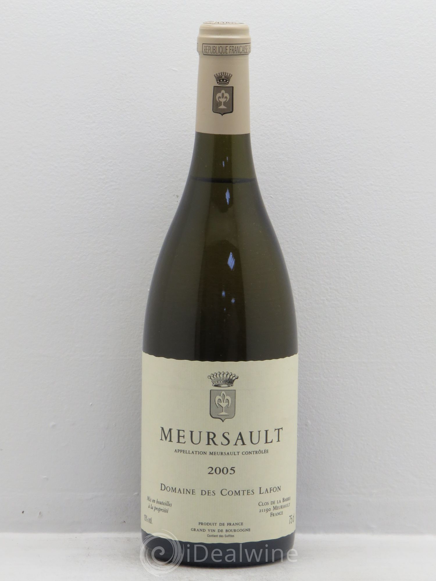 Meursault Comtes Lafon (Domaine des) 2005 - Lot de 1 bouteille - 0