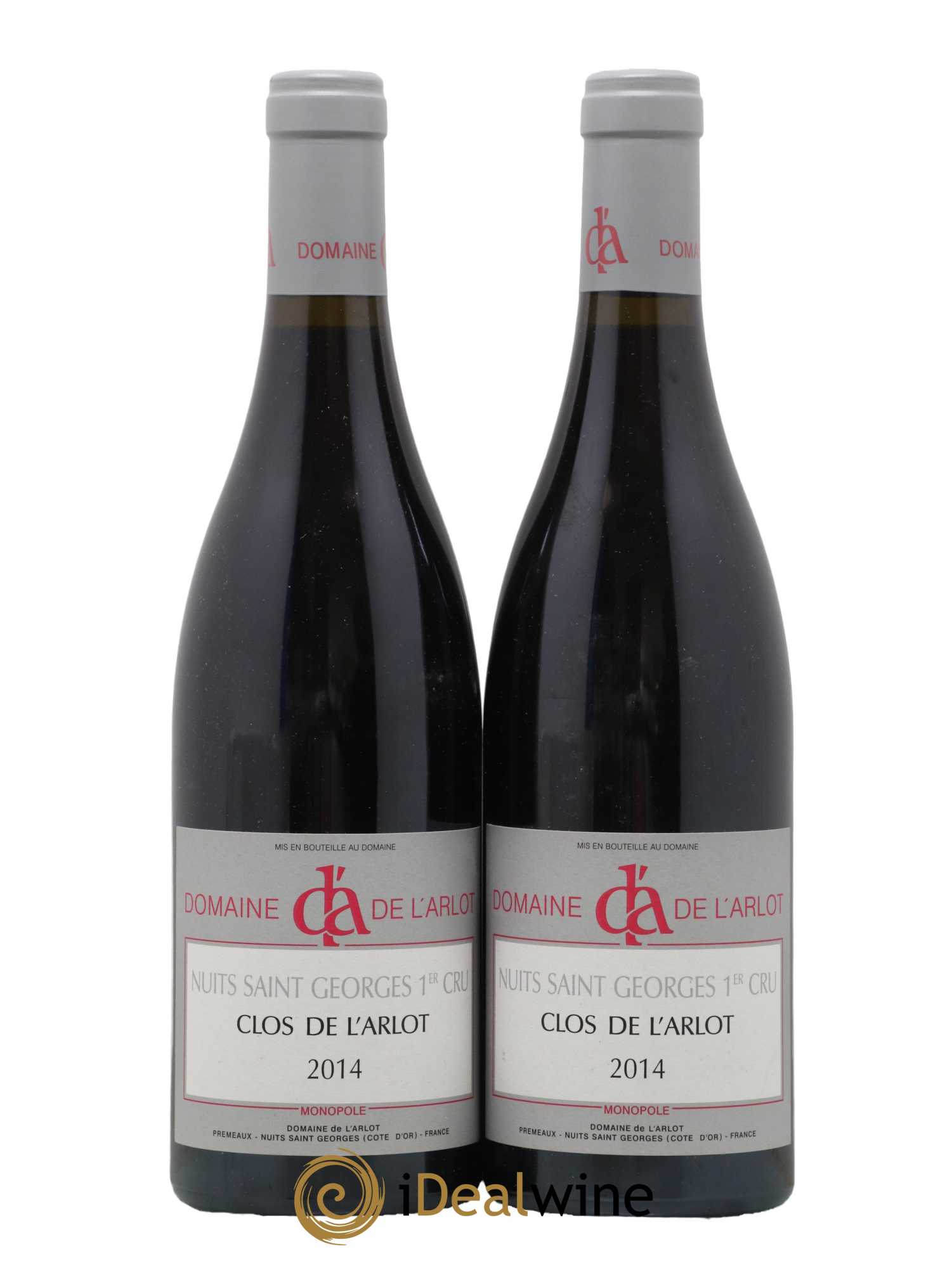 Nuits-Saint-Georges 1er Cru Clos de l'Arlot Domaine de l'Arlot 2014 - Lot de 2 bouteilles - 0