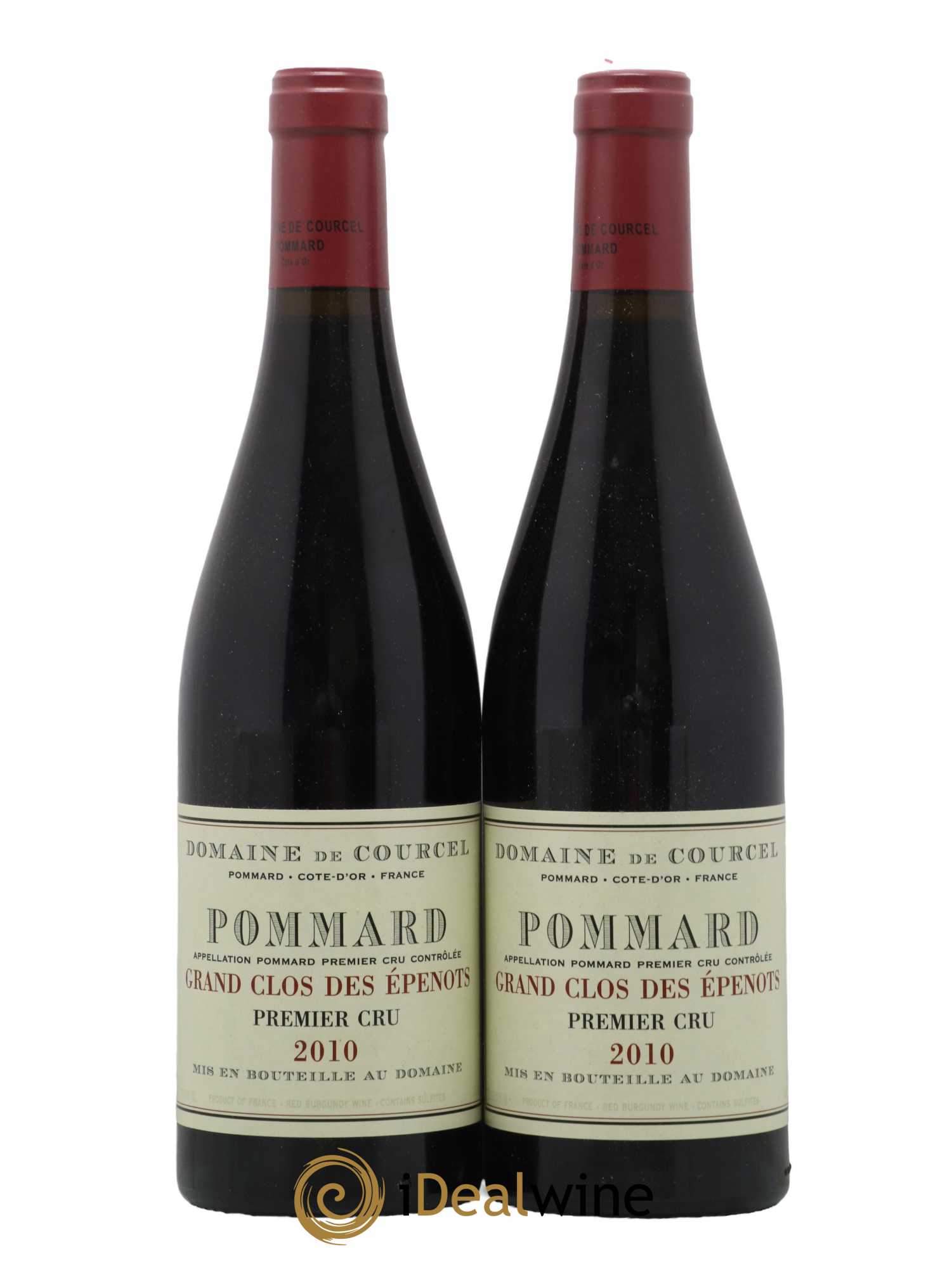 Pommard 1er Cru Grand Clos des Epenots de Courcel (Domaine) 2010 - Lot de 2 bouteilles - 0