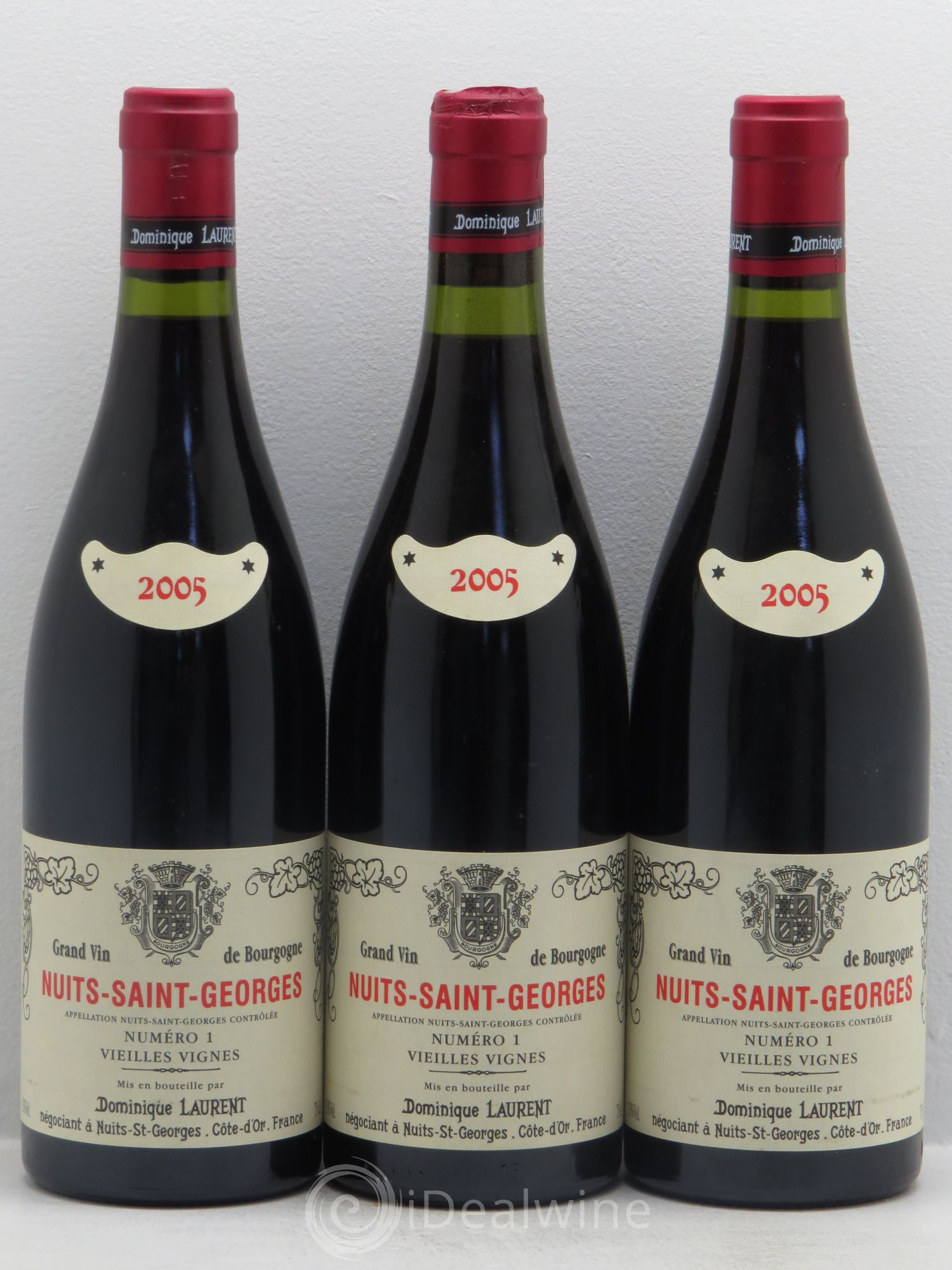 Nuits-Saint-Georges Dominique Laurent Vieilles Vignes 2005 - Lot de 3 bouteilles - 0