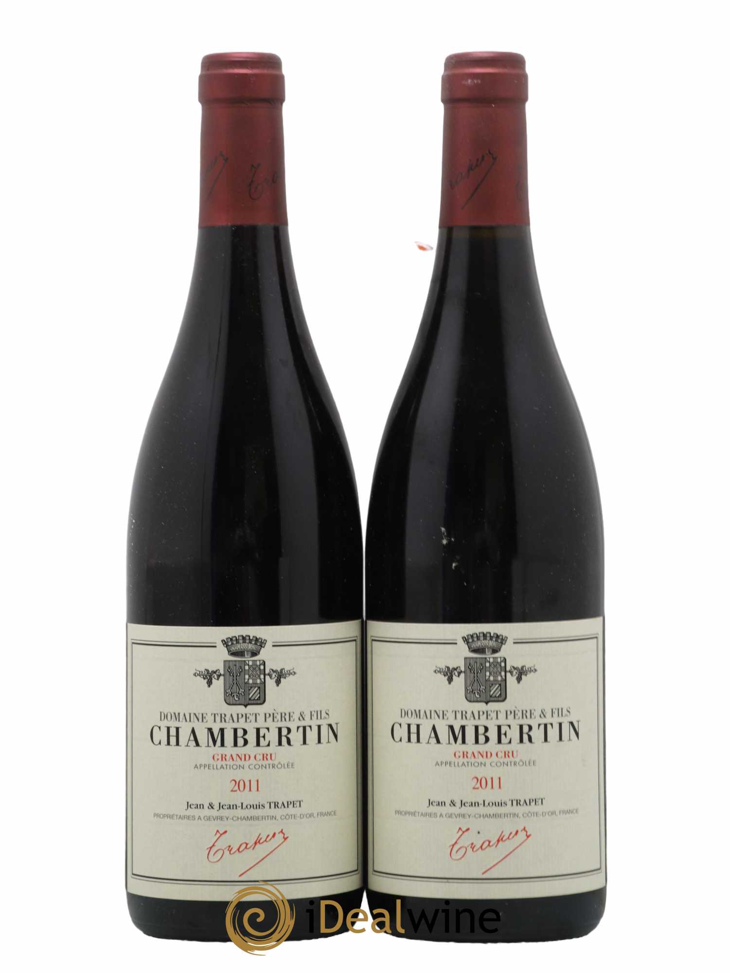 Chambertin Grand Cru Domaine Trapet 2011 - Lot de 2 bouteilles - 0