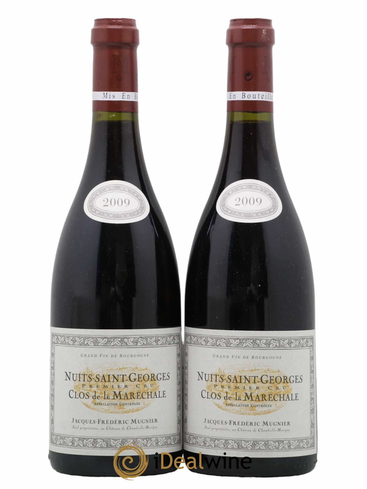 Nuits-Saint-Georges 1er Cru Clos de La Maréchale Jacques-Frédéric Mugnier 2009 - Lot de 2 bouteilles - 0
