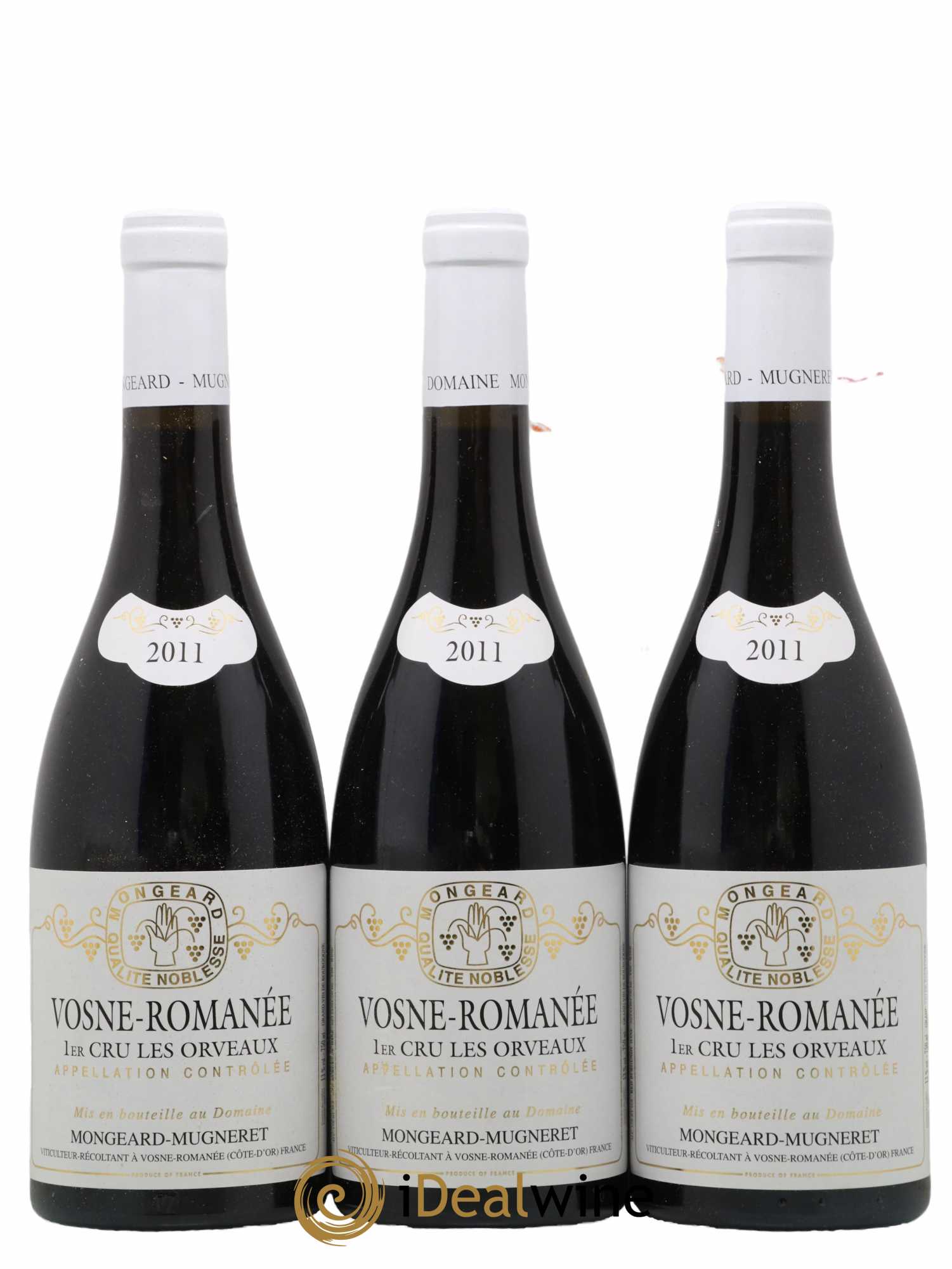Vosne-Romanée 1er Cru En Orveaux Mongeard-Mugneret (Domaine) 2011 - Lot de 3 bouteilles - 0