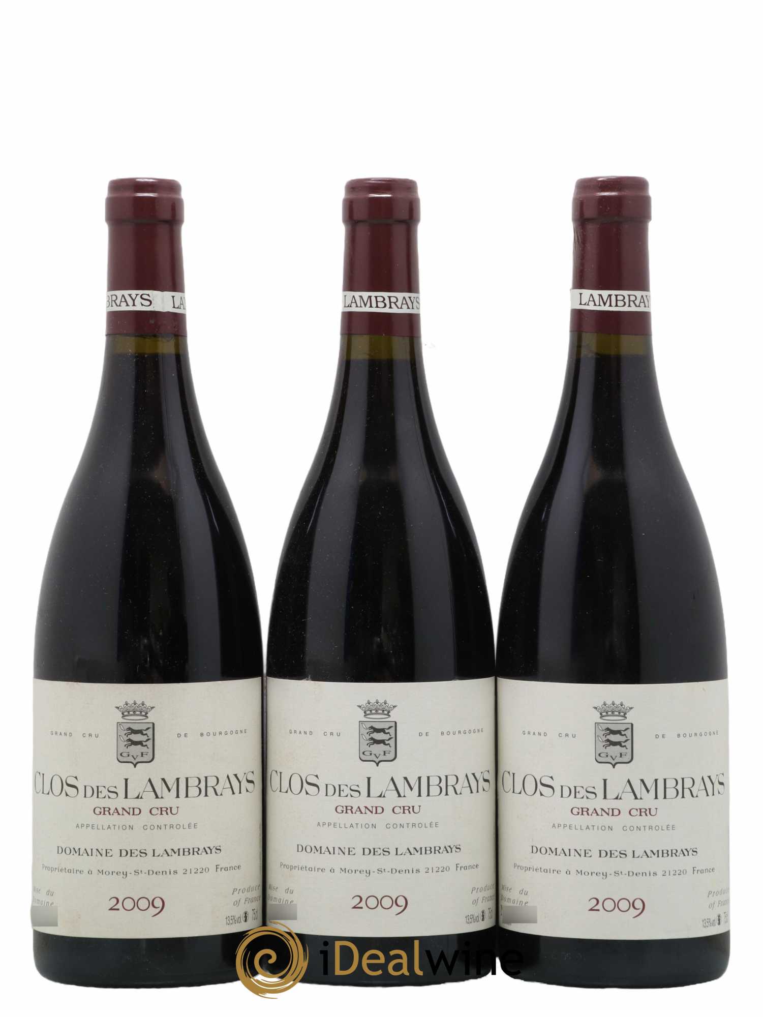 Clos des Lambrays Grand Cru Domaine des Lambrays 2009 - Lot de 3 bouteilles - 0