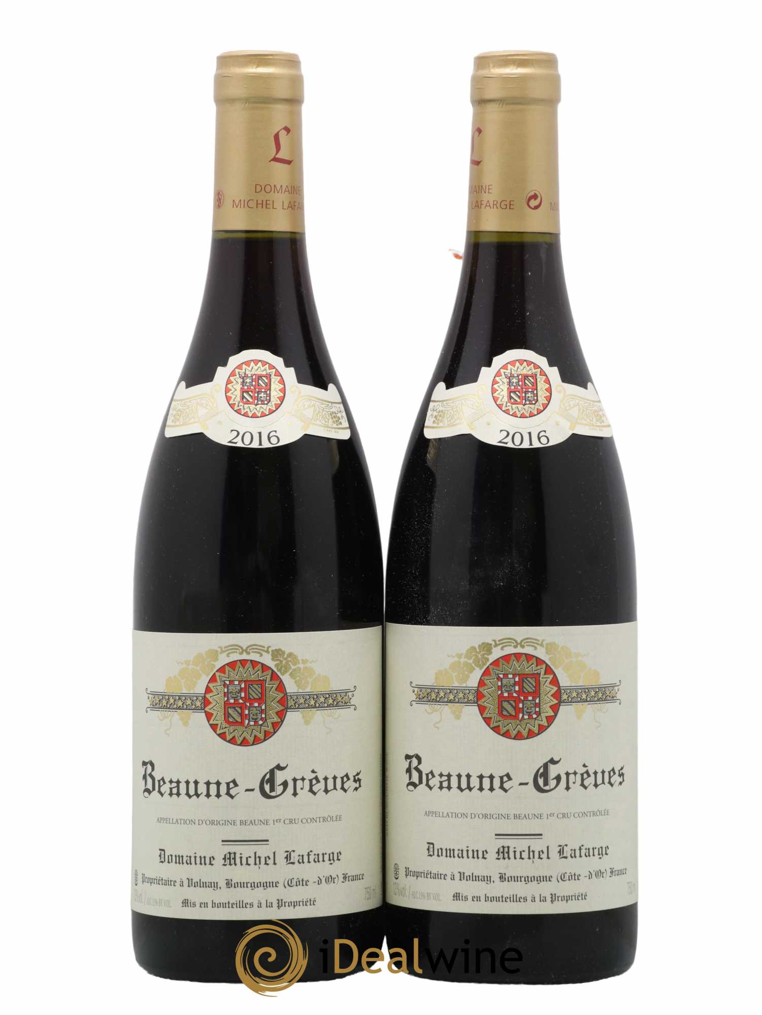 Beaune 1er Cru Grèves Lafarge (Domaine) 2016 - Lot de 2 bouteilles - 0