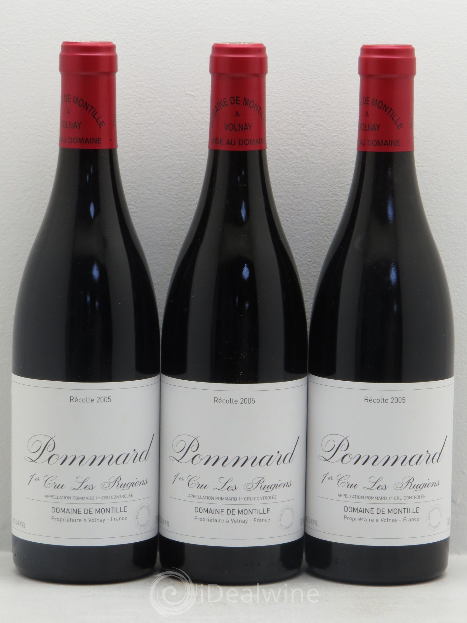Pommard 1er Cru Les Rugiens-bas De Montille (Domaine) 2005 - Lot de 3 bouteilles - 0