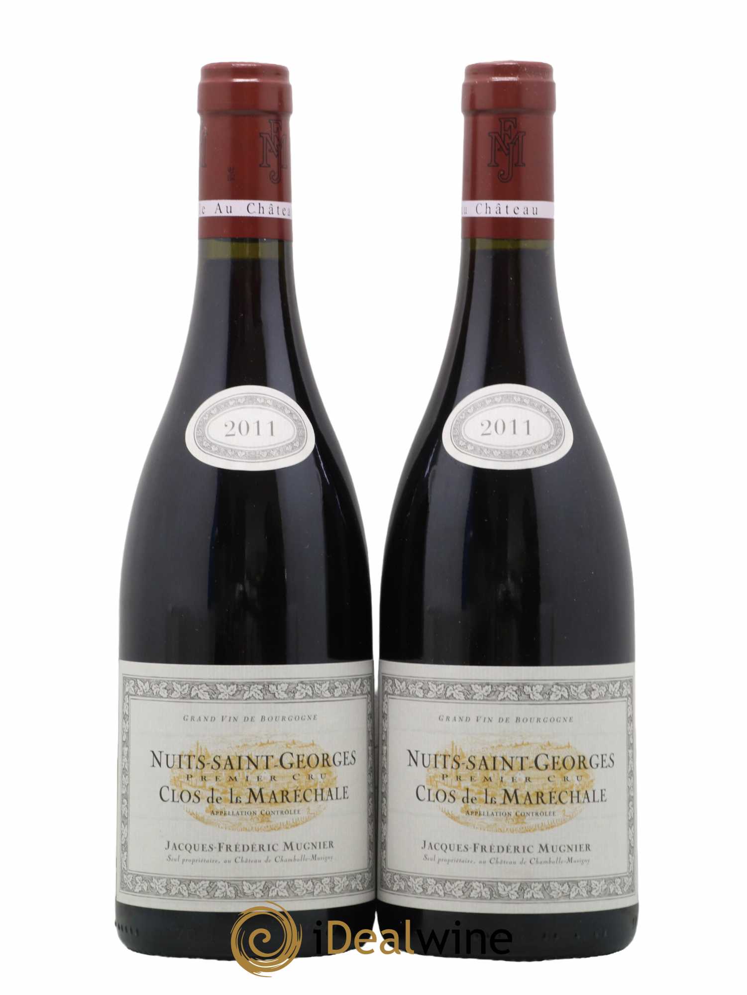 Nuits-Saint-Georges 1er Cru Clos de La Maréchale Jacques-Frédéric Mugnier 2011 - Lot de 2 bouteilles - 0