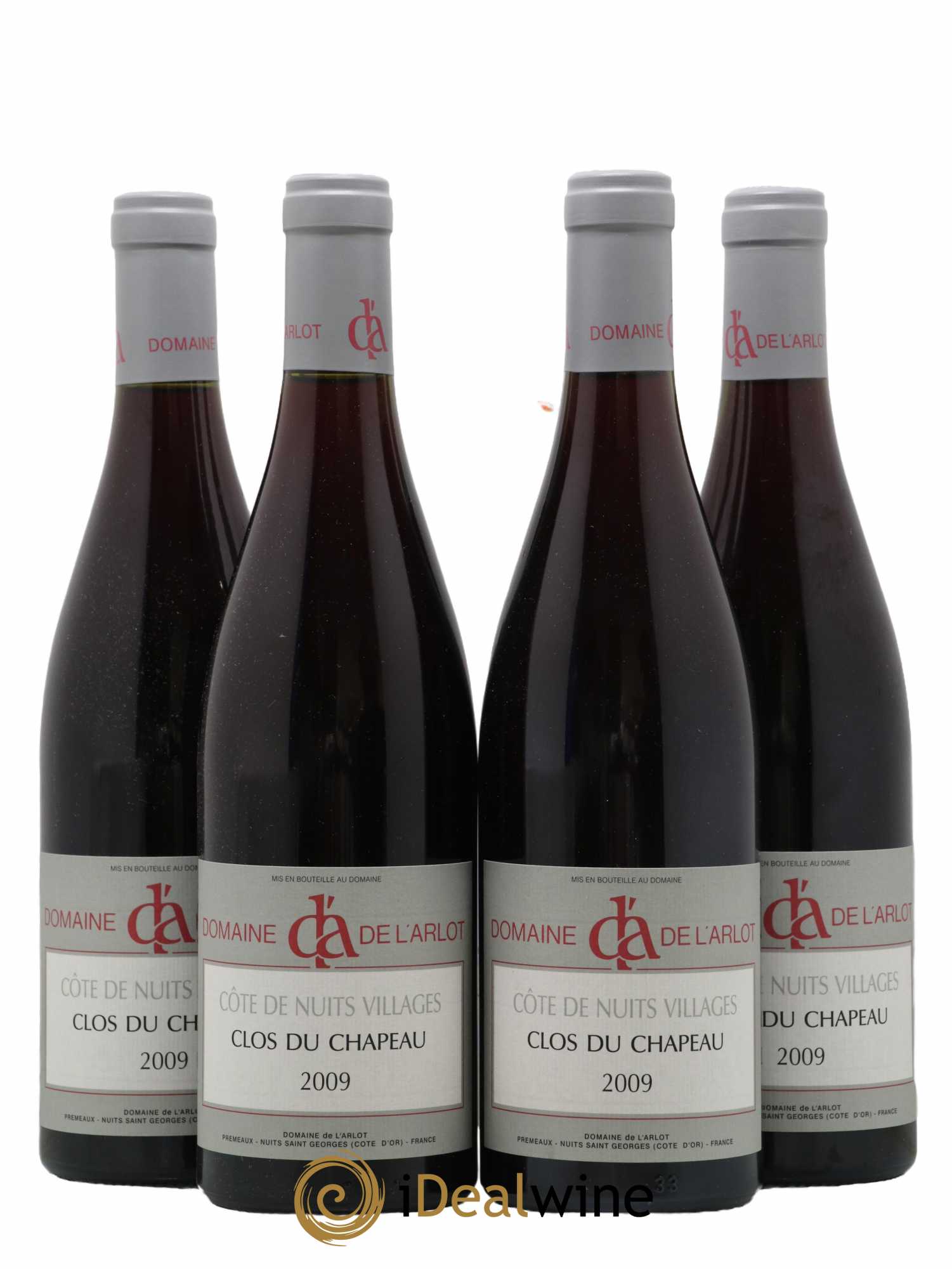 Côte de Nuits-Villages Clos du Chapeau Domaine de l'Arlot 2009 - Lot de 4 bouteilles - 0