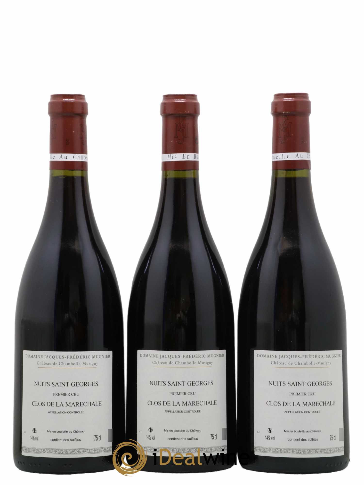 Nuits-Saint-Georges 1er Cru Clos de La Maréchale Jacques-Frédéric Mugnier 2009 - Lot de 3 bouteilles - 1